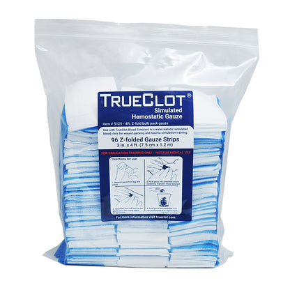 TrueClot Simulated Hemostatic Gauze Bulk Pack