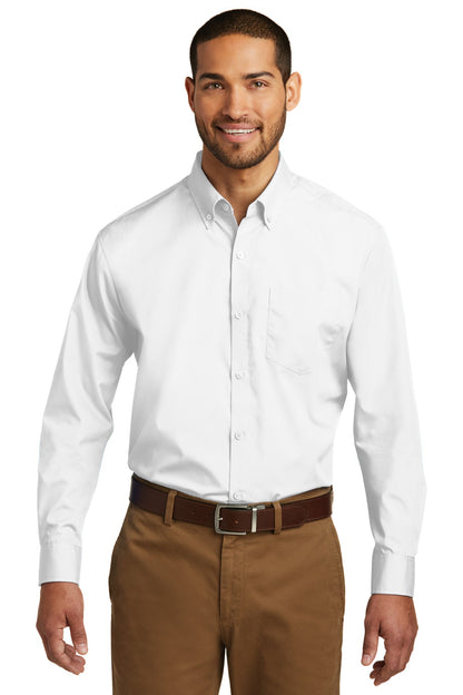 Port Authority- Port Authority® Long Sleeve Carefree Poplin Shirt. W100-Medtech- 10