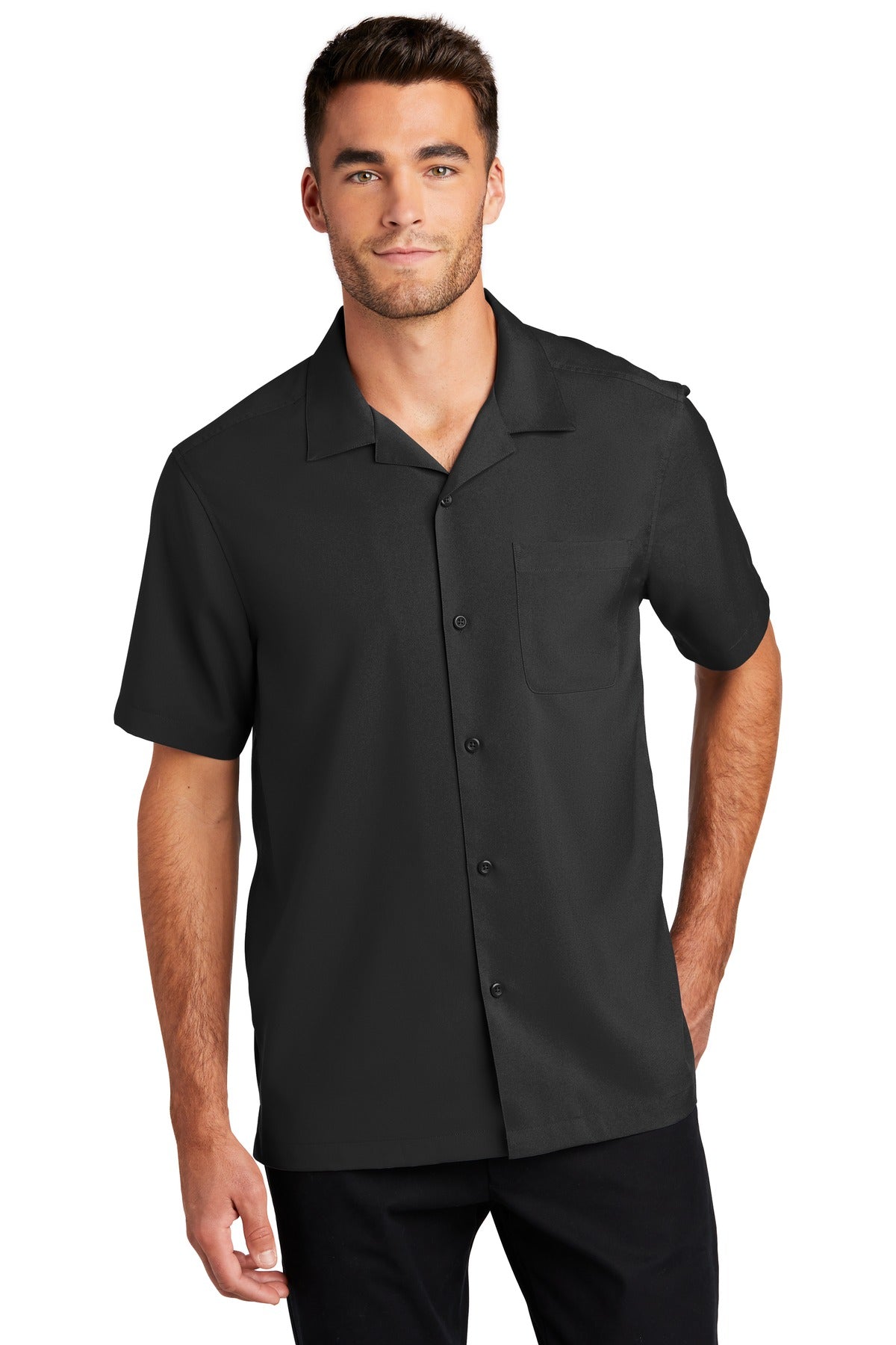 Port Authority- Port Authority ® Short Sleeve Performance Staff Shirt W400-Medtech- 1