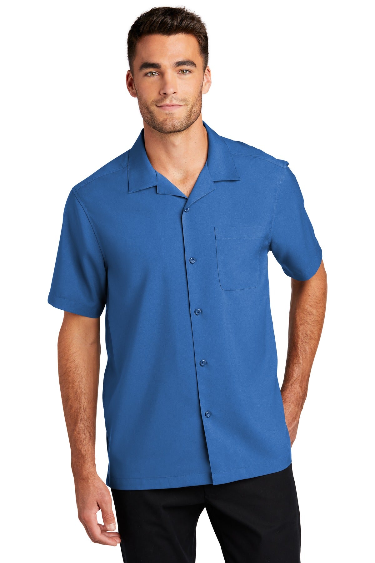 Port Authority- Port Authority ® Short Sleeve Performance Staff Shirt W400-Medtech- 5