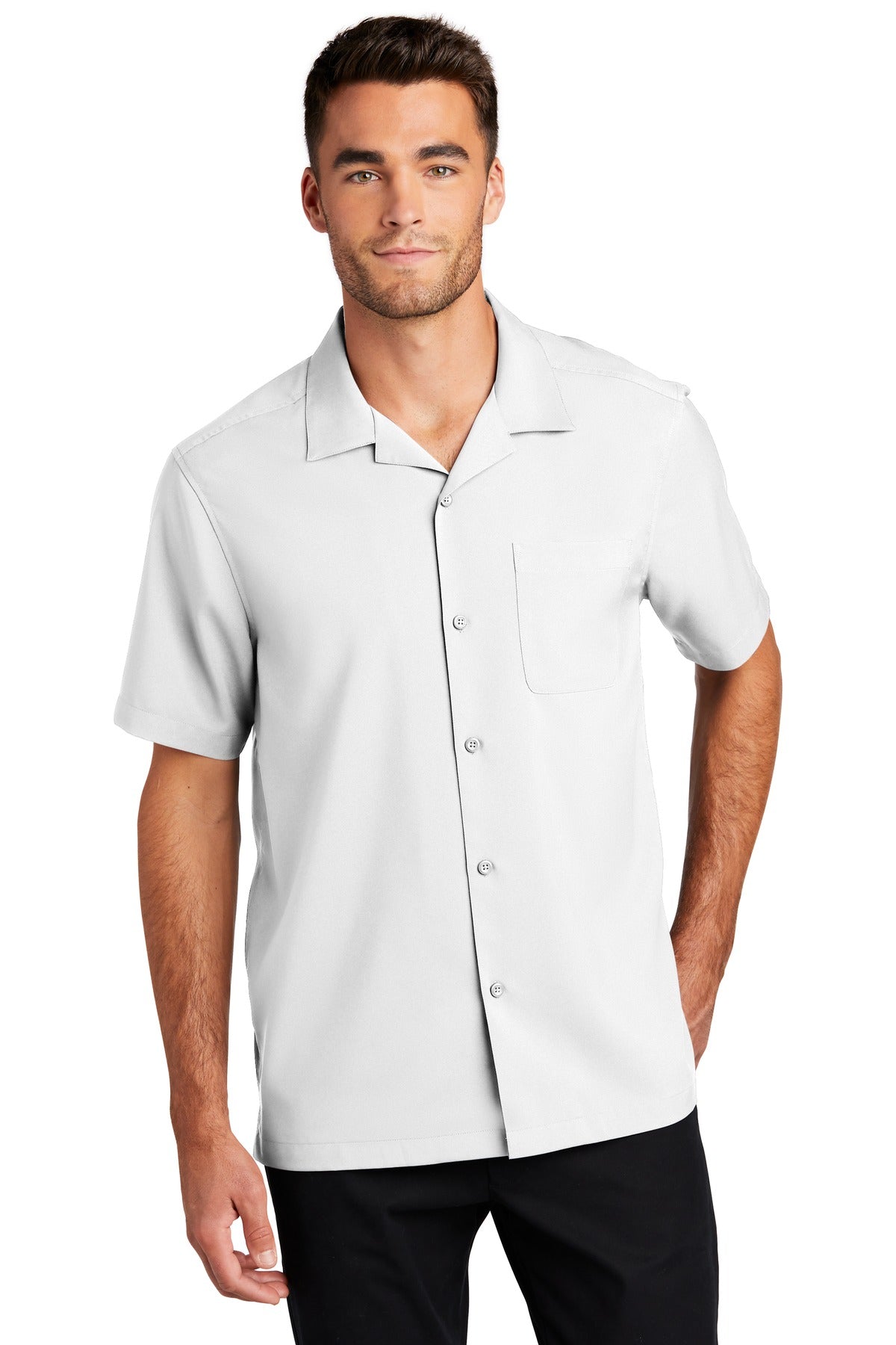 Port Authority- Port Authority ® Short Sleeve Performance Staff Shirt W400-Medtech- 7