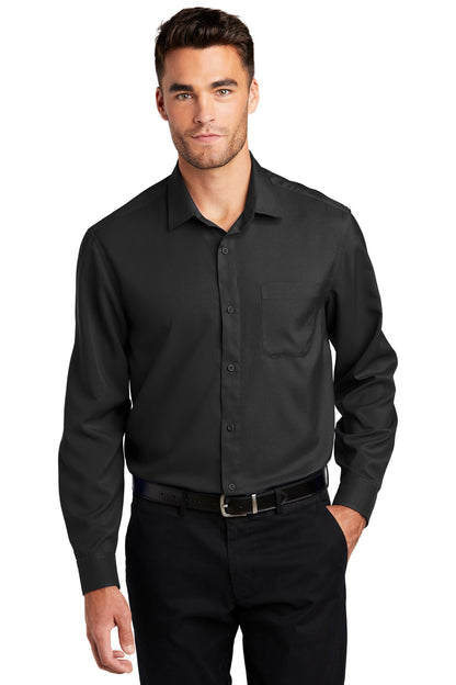 Port Authority- Port Authority ® Long Sleeve Performance Staff Shirt W401-Medtech- 1