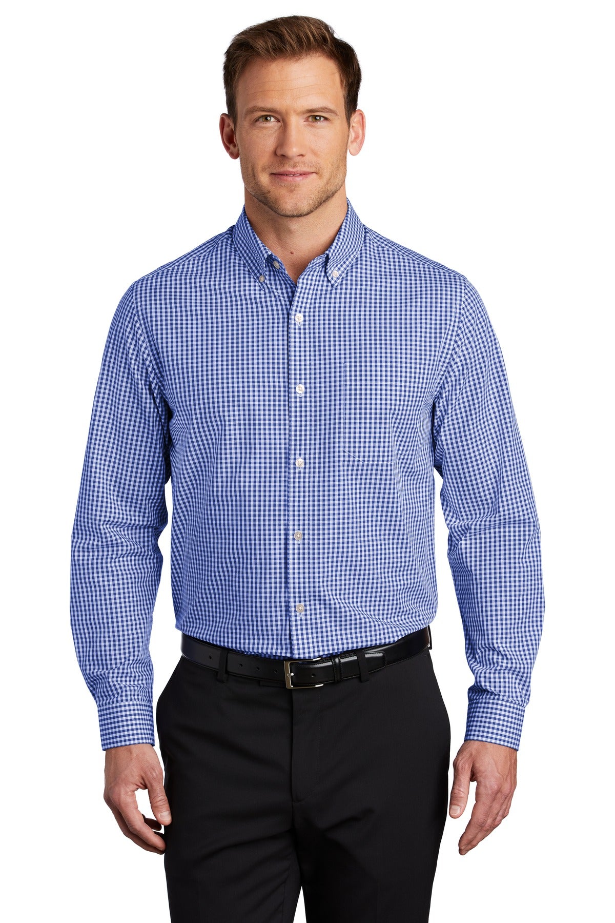 Port Authority- Port Authority ® Broadcloth Gingham Easy Care Shirt W644-Medtech- 3