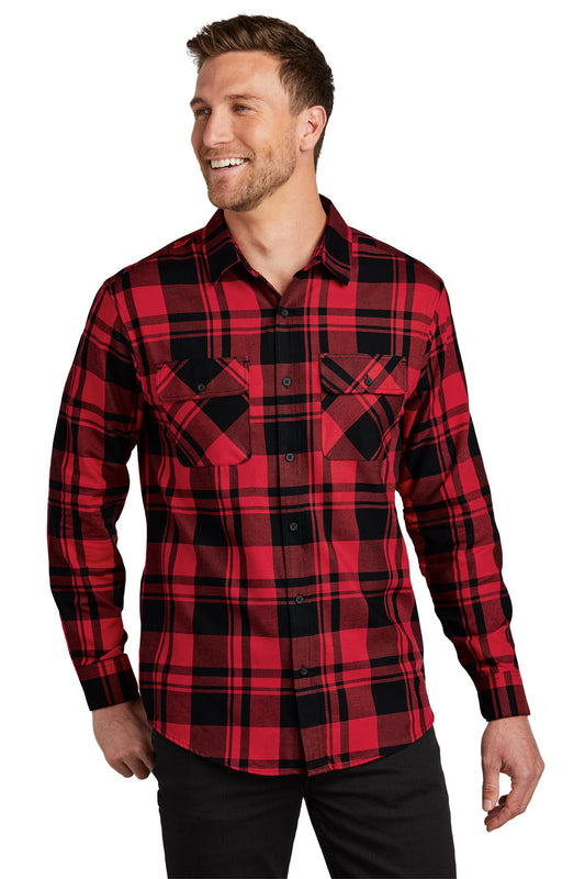 Port Authority- Port Authority® Plaid Flannel Shirt. W668-Medtech- 1