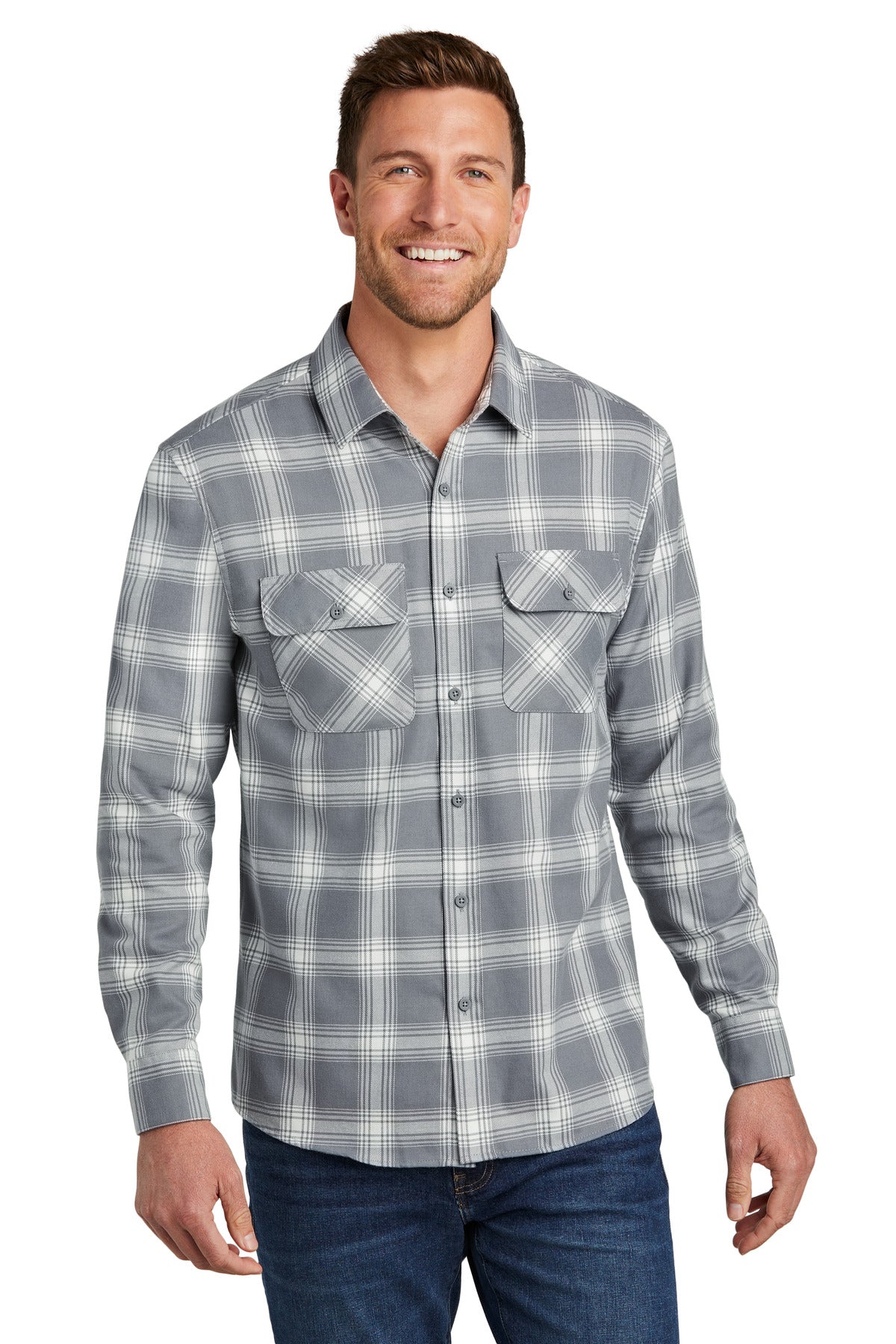 Port Authority- Port Authority® Plaid Flannel Shirt. W668-Medtech- 5