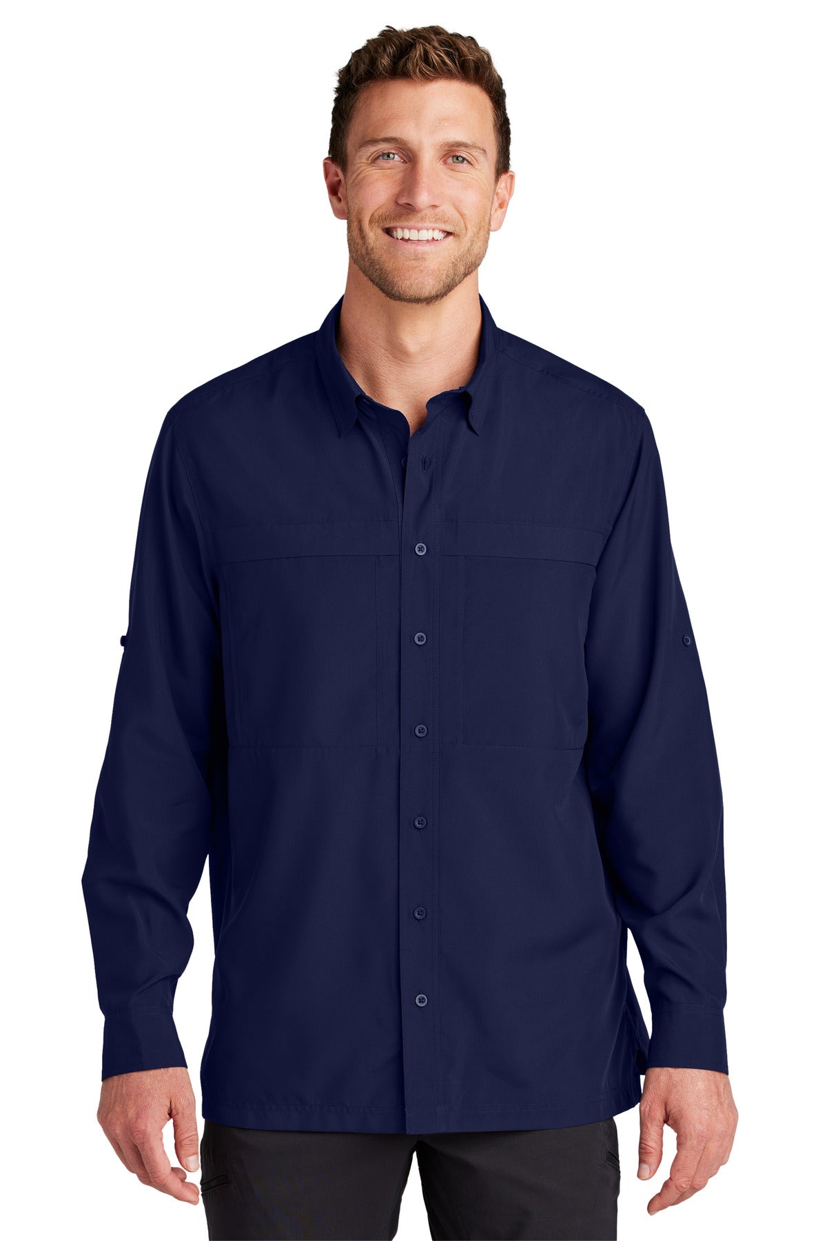 Port Authority- Port Authority® Long Sleeve UV Daybreak Shirt W960-Medtech- 6