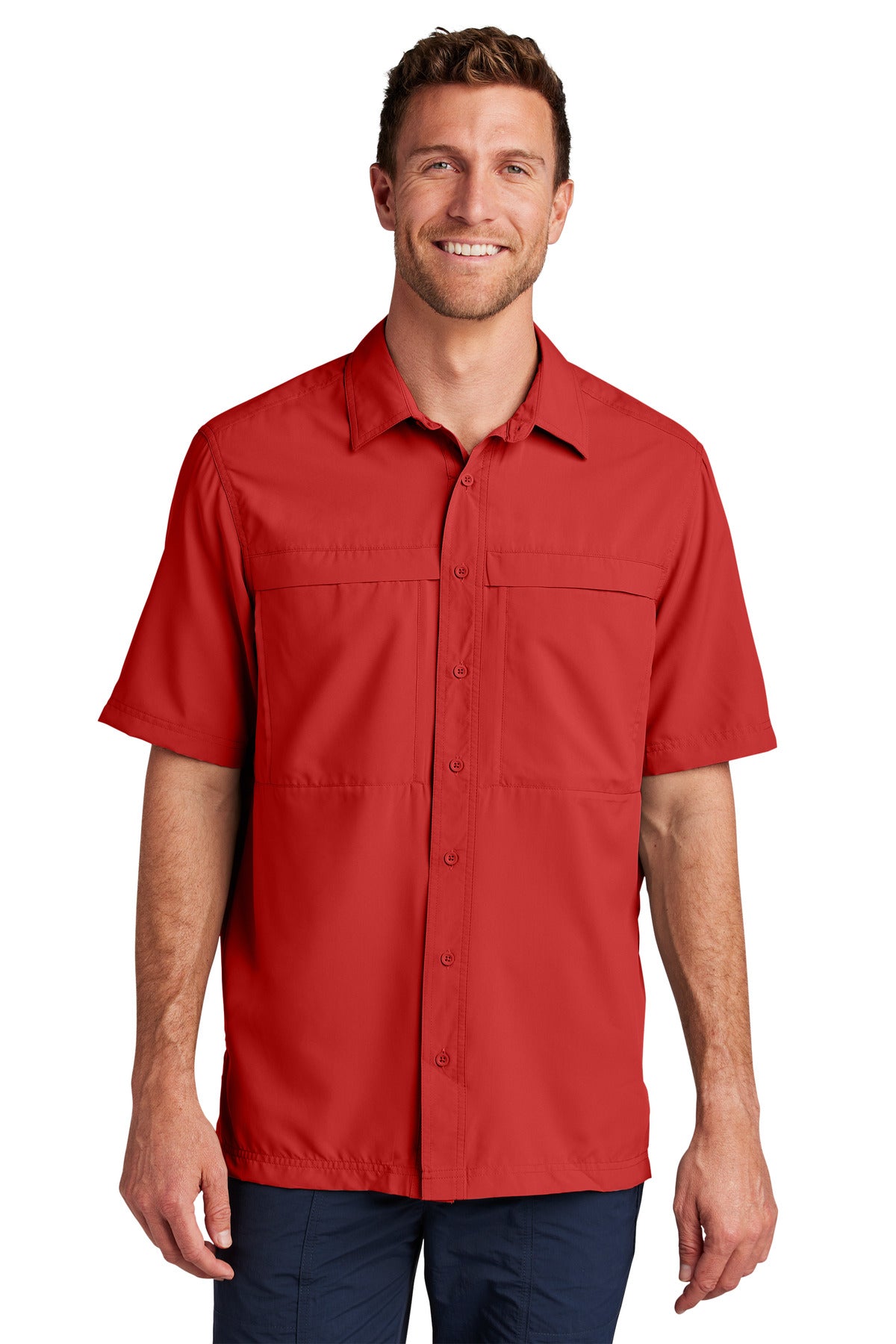 Port Authority- Port Authority® Short Sleeve UV Daybreak Shirt W961-Medtech- 6