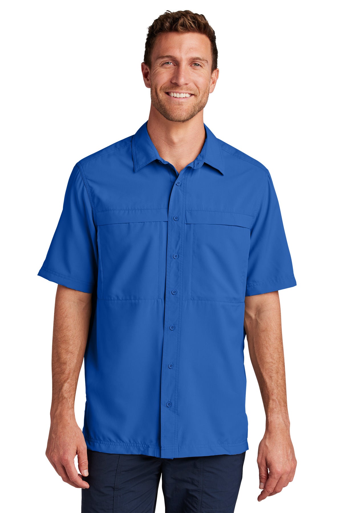 Port Authority- Port Authority® Short Sleeve UV Daybreak Shirt W961-Medtech- 9