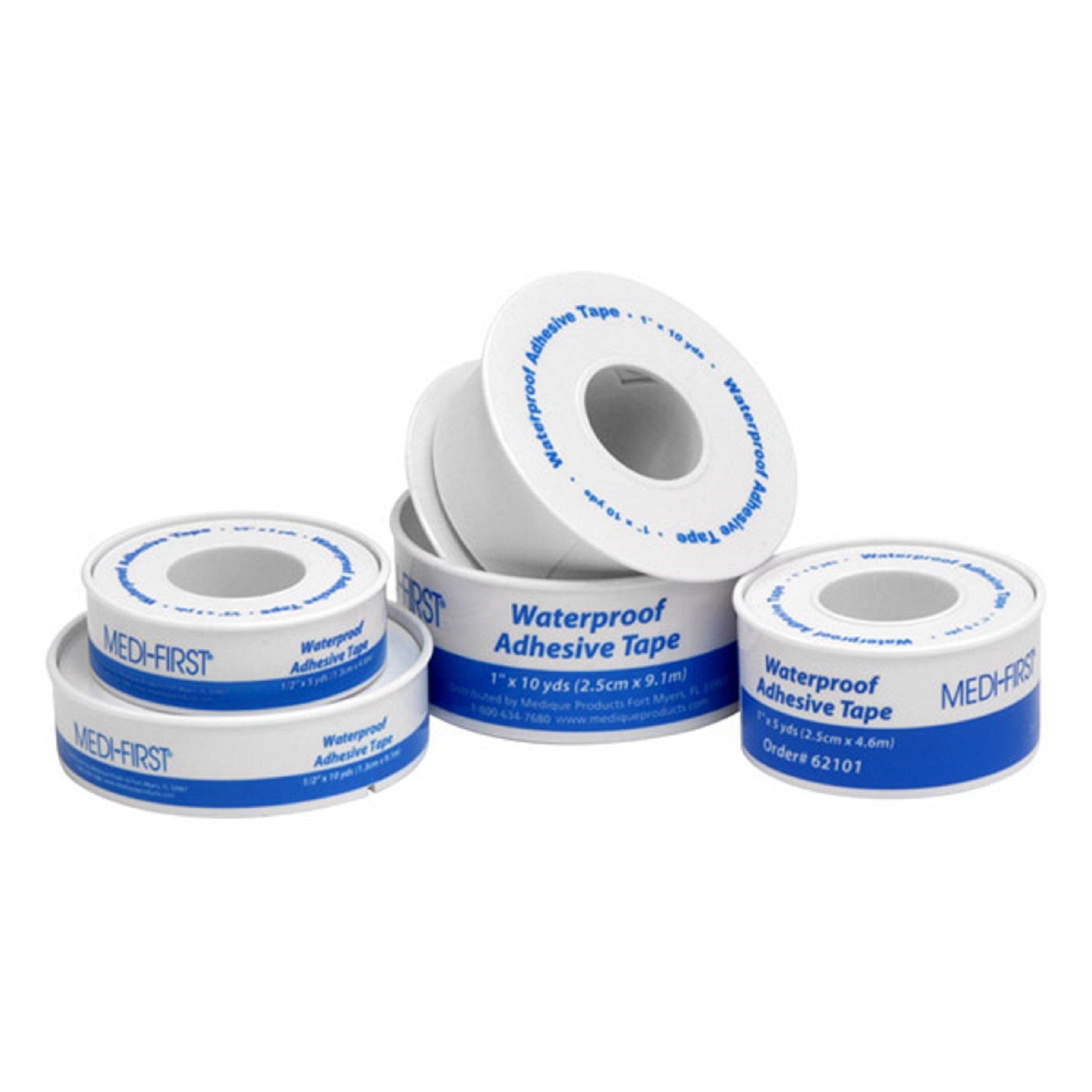  Medique Products-Waterproof Adhesive Tape, 1" x 10yds-MedTech-1