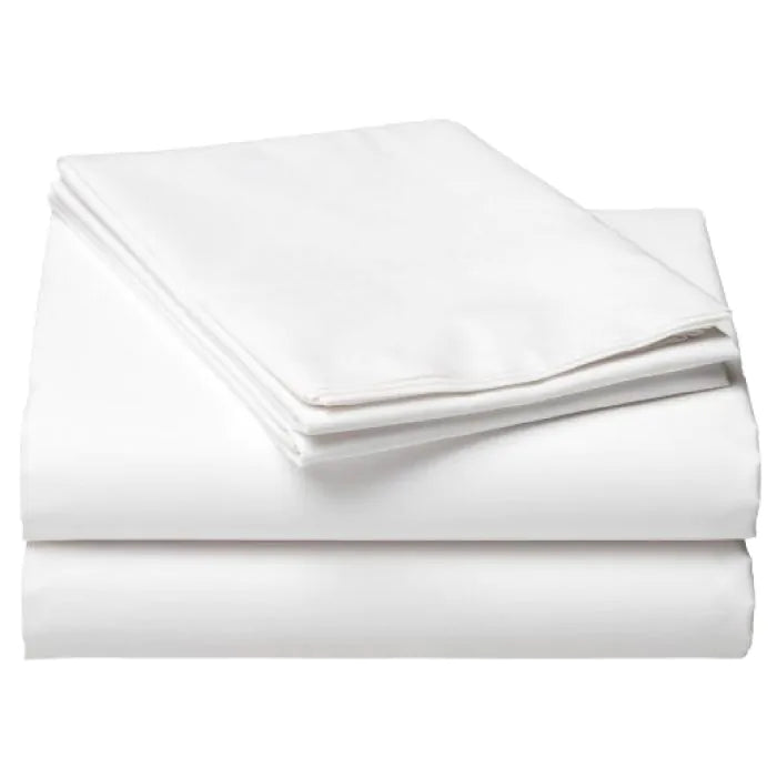 White Bedding Flat Sheet 54x90