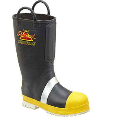 Wienbrenner Rubber Insulated Felt Fire Boots with Lug Sole