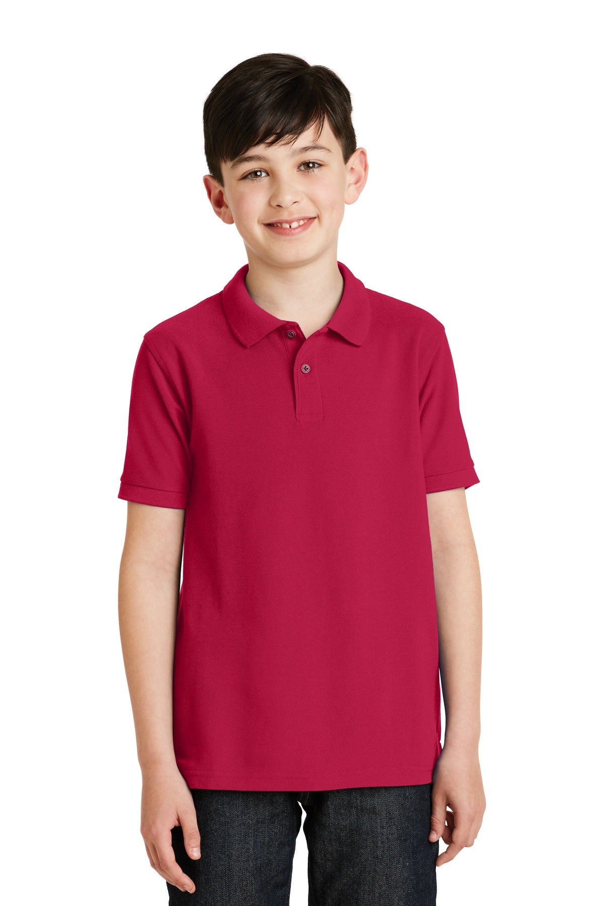 Port Authority- Port Authority® Youth Silk Touch™ Polo. Y500-Medtech- 12