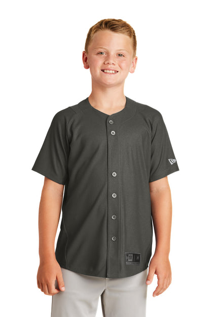 New Era- New Era ® Youth Diamond Era Full-Button Jersey. YNEA220-Medtech- 3