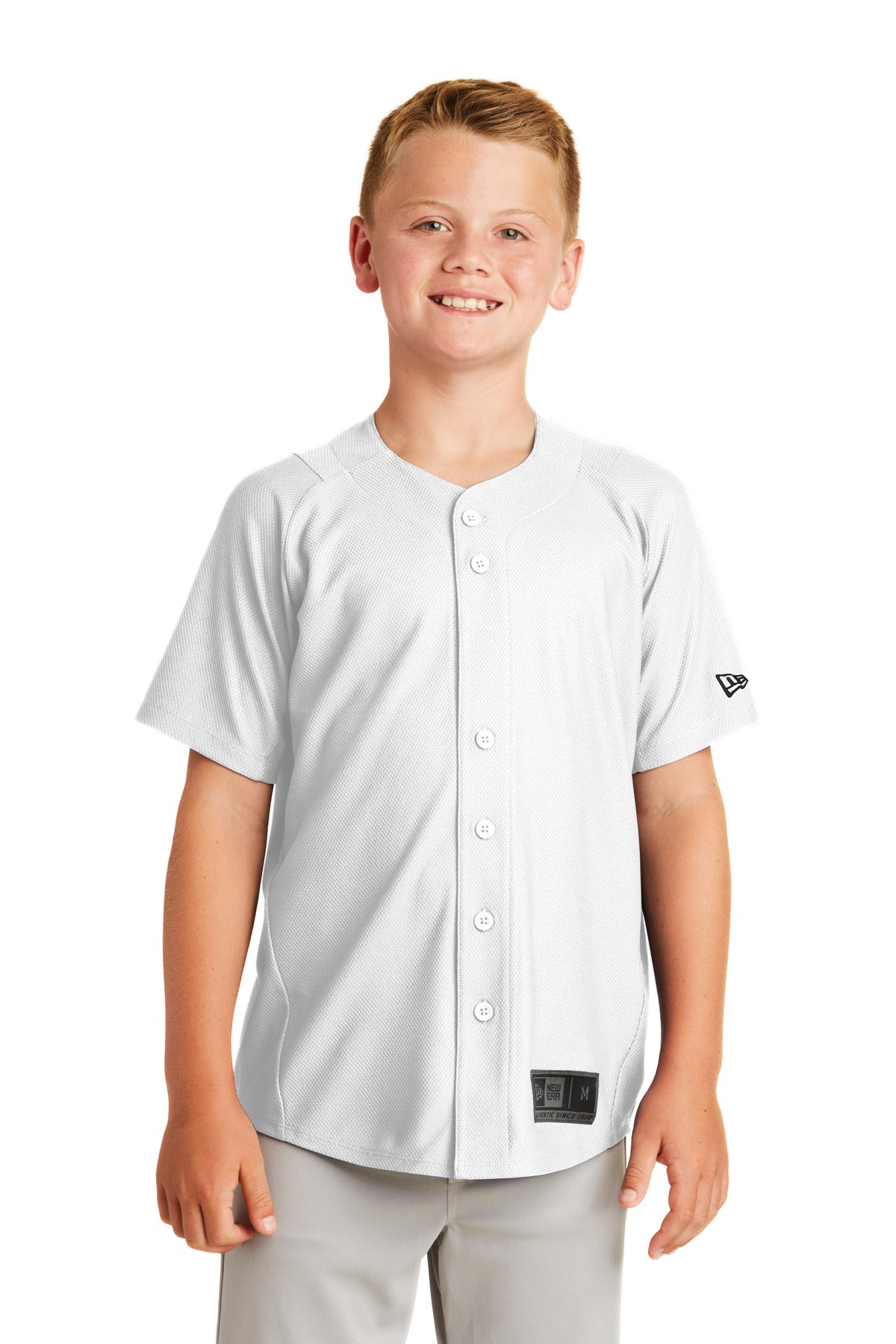 New Era- New Era ® Youth Diamond Era Full-Button Jersey. YNEA220-Medtech- 8