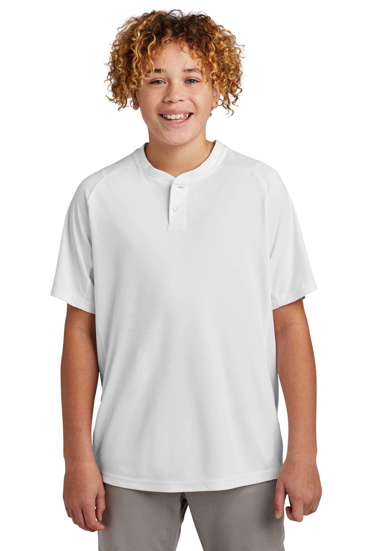 New Era- New Era ® Youth Diamond Era 2-Button Jersey. YNEA221-Medtech- 7