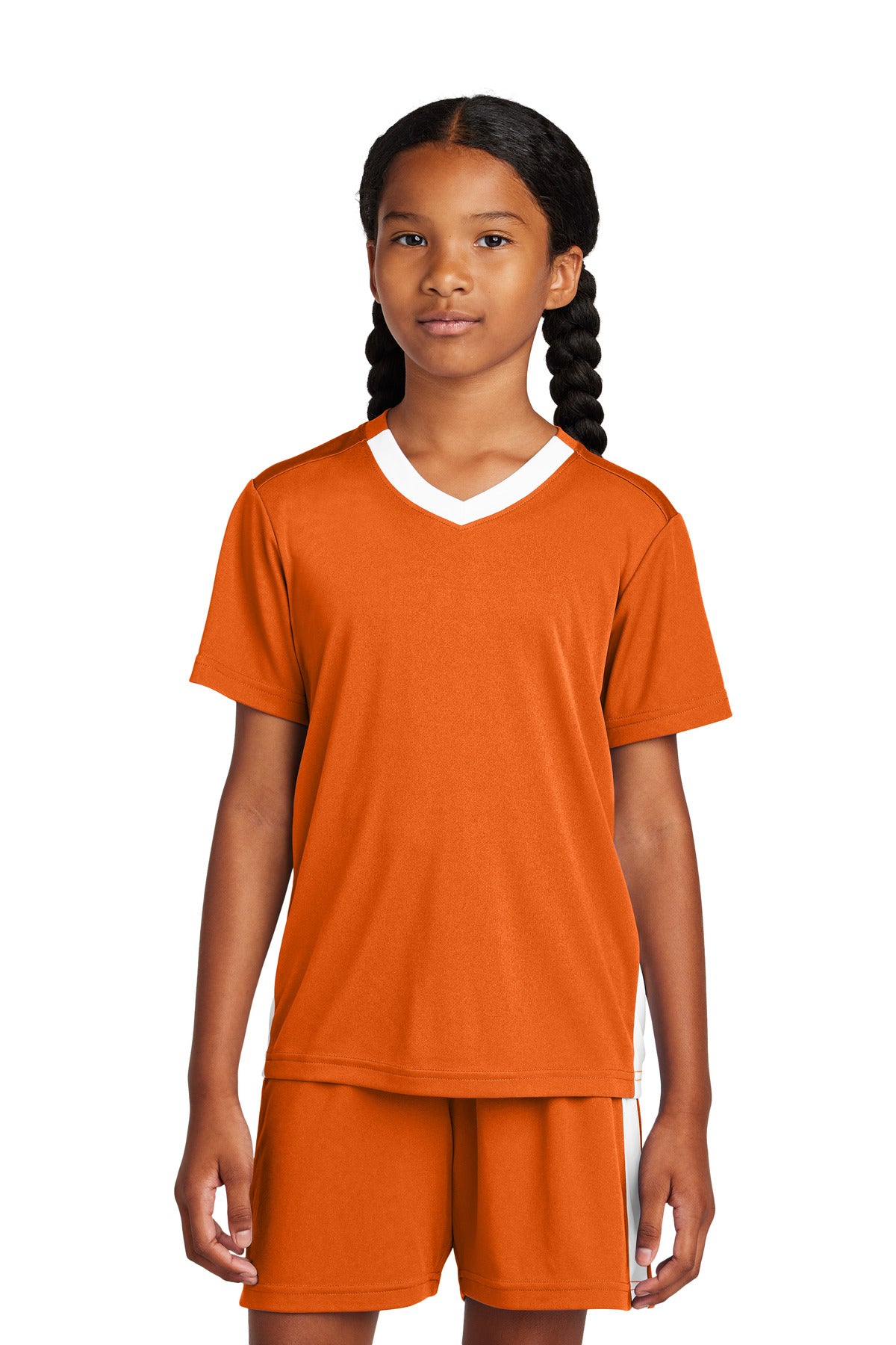 Sport-Tek- Sport-Tek® Youth Competitor™ United V-Neck YST101-Medtech- 3