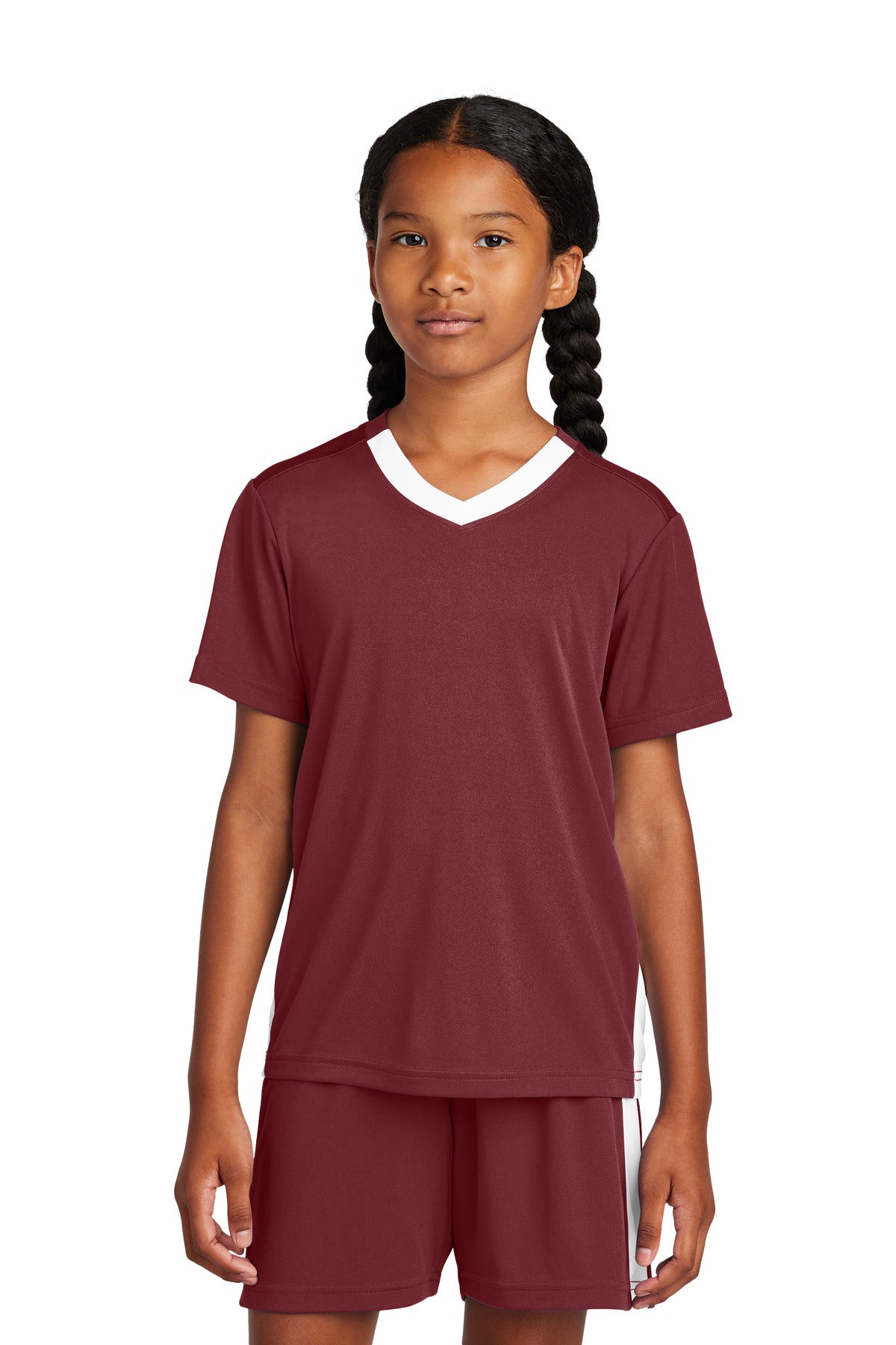 Sport-Tek- Sport-Tek® Youth Competitor™ United V-Neck YST101-Medtech- 7