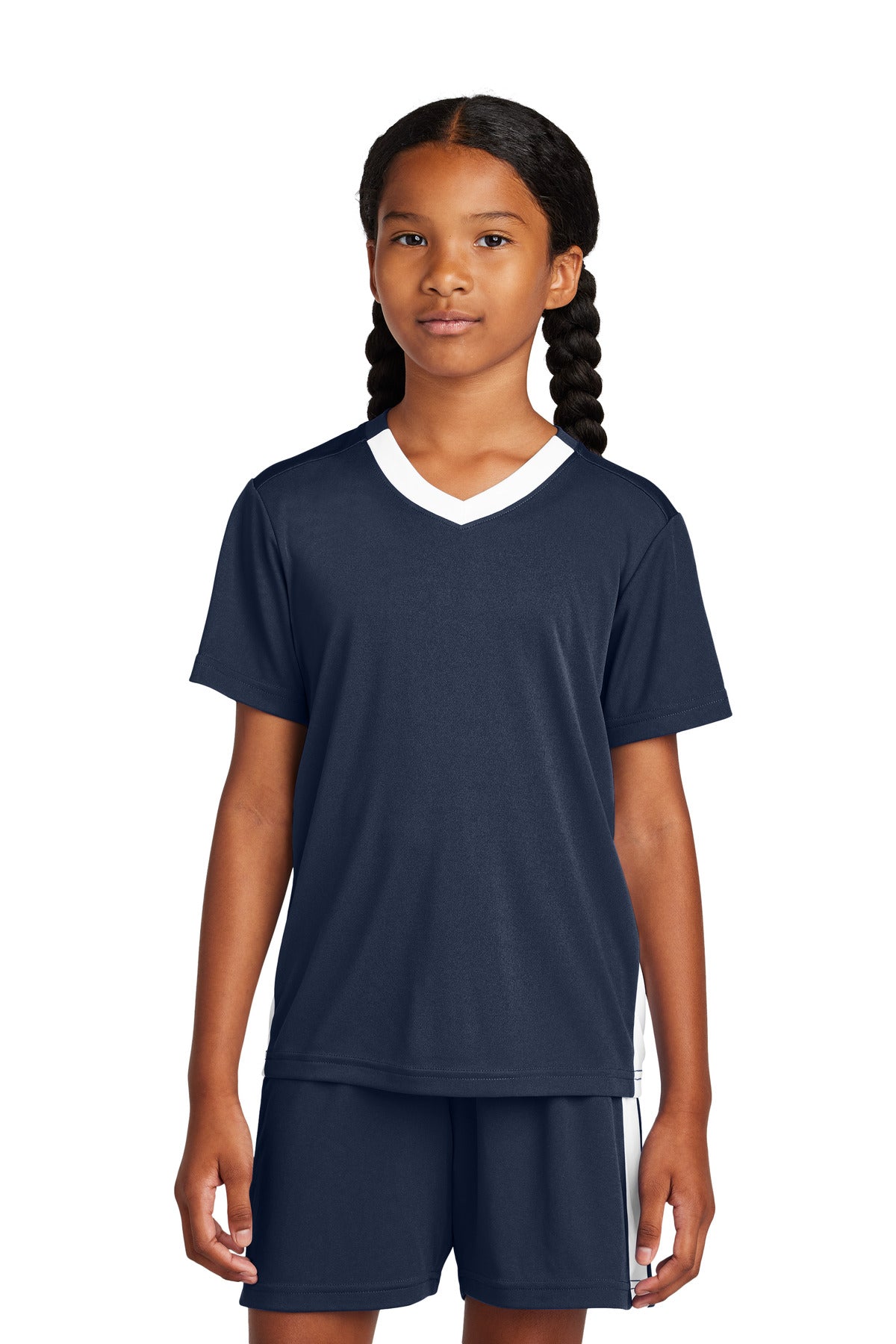 Sport-Tek- Sport-Tek® Youth Competitor™ United V-Neck YST101-Medtech- 10