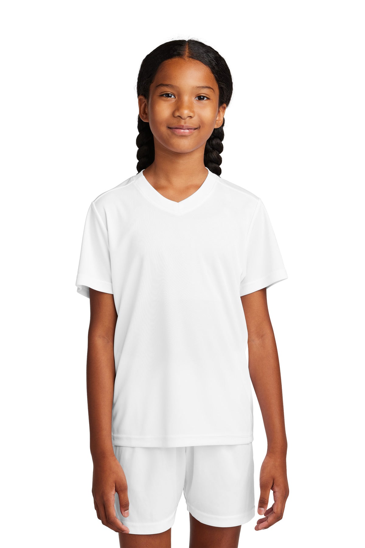 Sport-Tek- Sport-Tek® Youth Competitor™ United V-Neck YST101-Medtech- 12