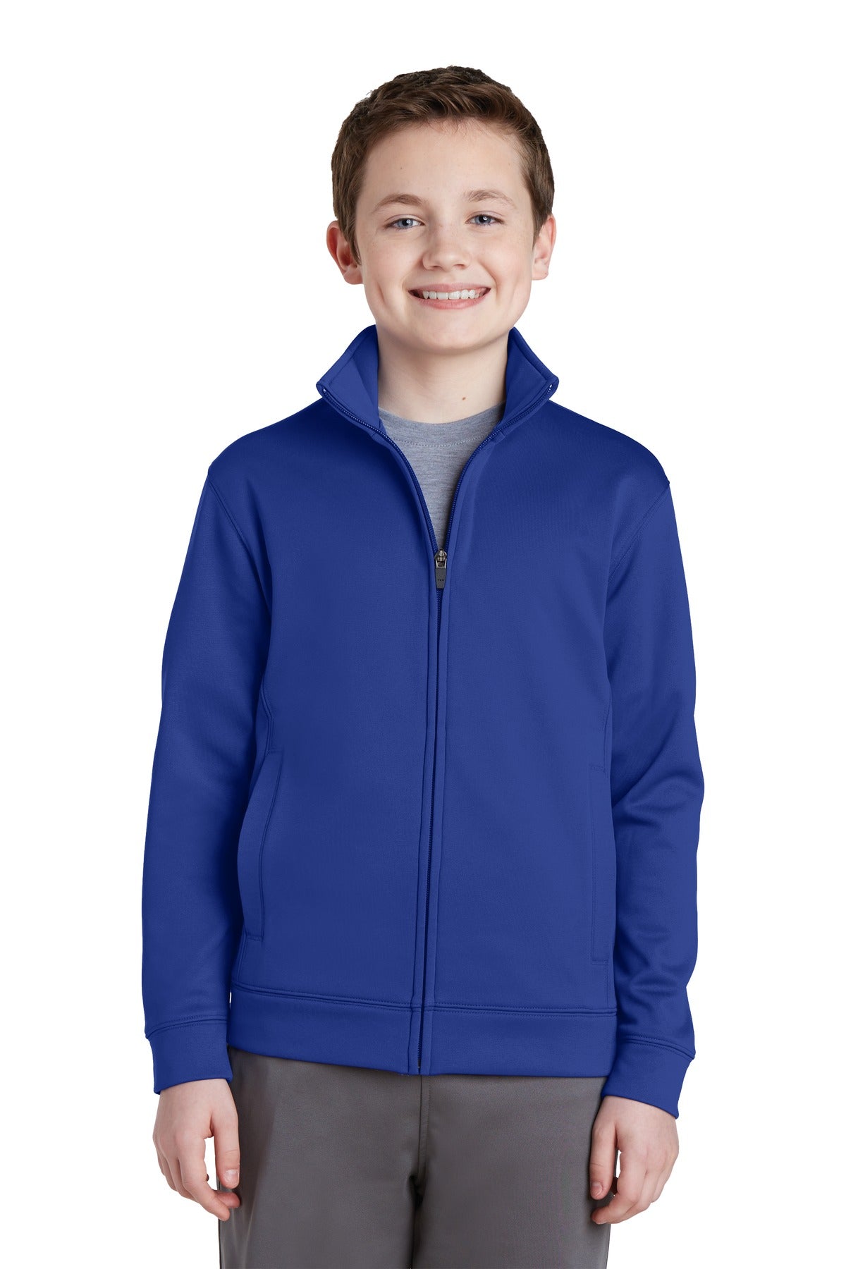 Sport-Tek- Sport-Tek® Youth Sport-Wick® Fleece Full-Zip Jacket. YST241-Medtech- 5