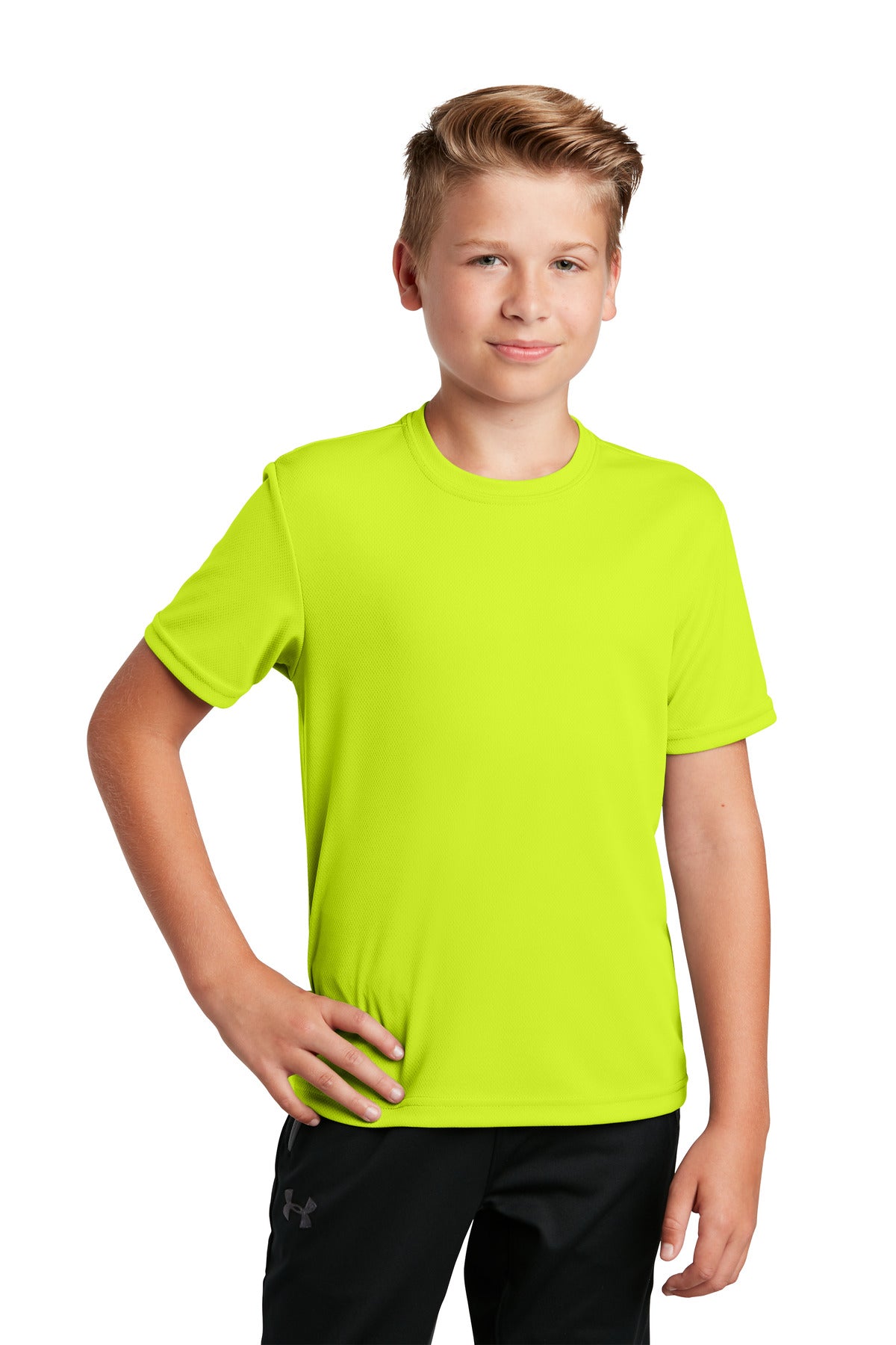 Sport-Tek- Sport-Tek® Youth PosiCharge® RacerMesh® Tee. YST340-Medtech- 8