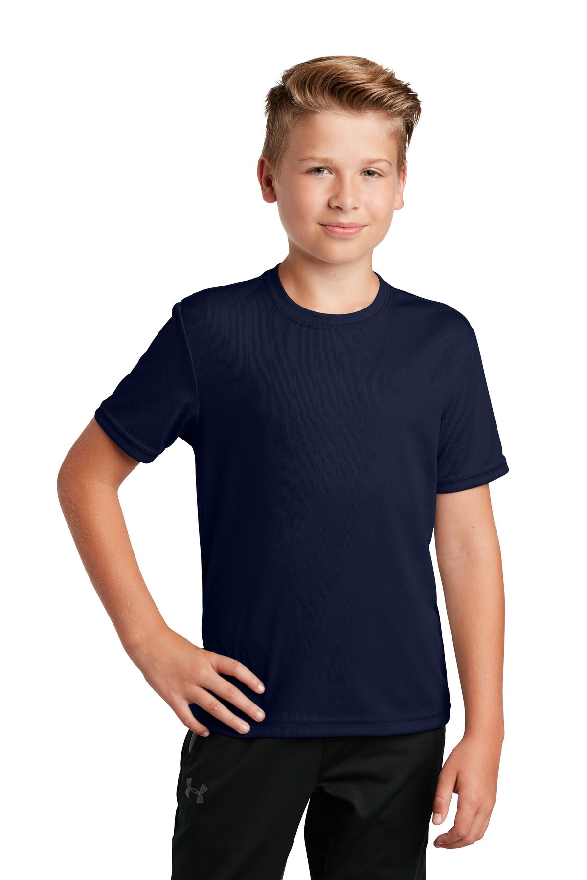 Sport-Tek- Sport-Tek® Youth PosiCharge® RacerMesh® Tee. YST340-Medtech- 11