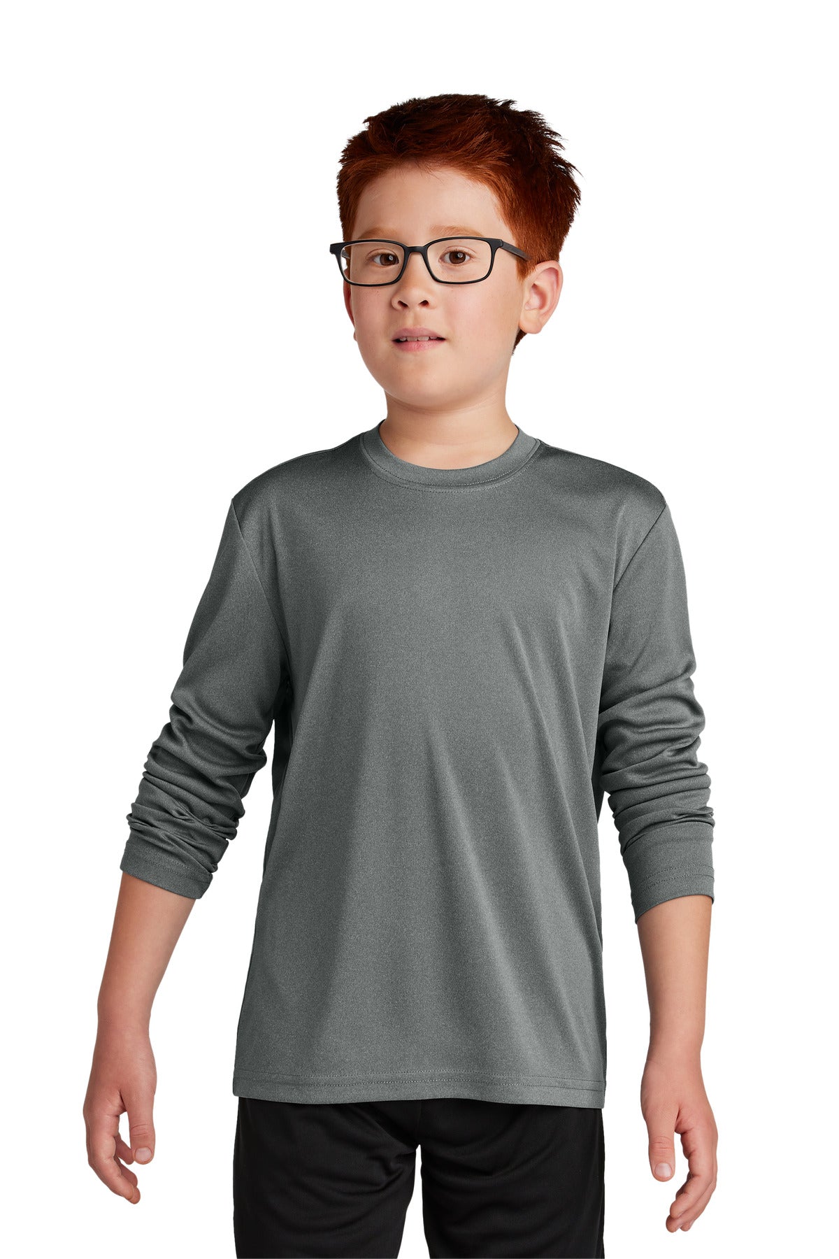 Sport-Tek- Sport-Tek® Youth Long Sleeve PosiCharge® Competitor™ Tee. YST350LS-Medtech- 12