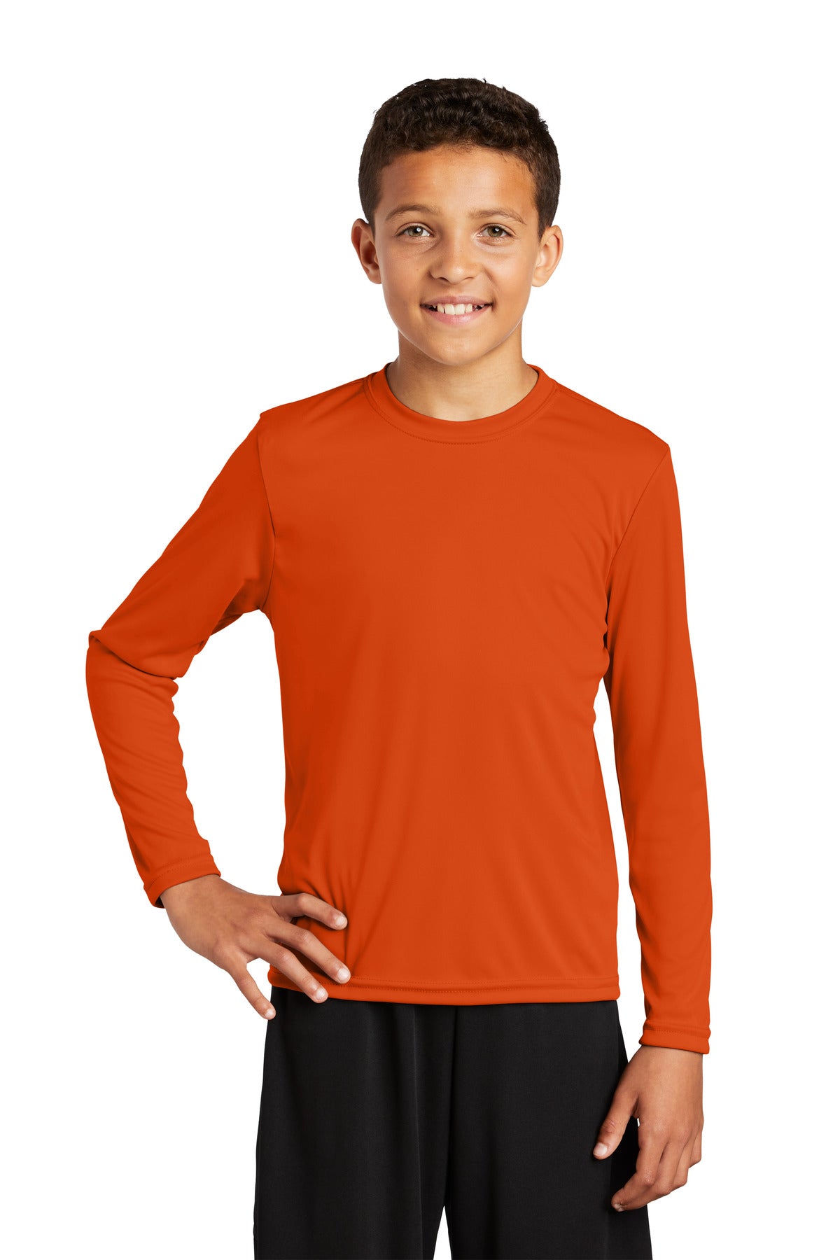 Sport-Tek- Sport-Tek® Youth Long Sleeve PosiCharge® Competitor™ Tee. YST350LS-Medtech- 4