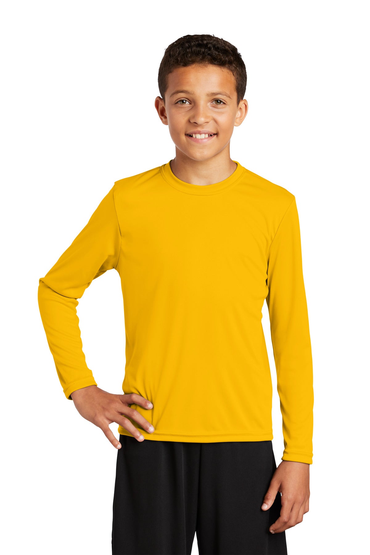 Sport-Tek- Sport-Tek® Youth Long Sleeve PosiCharge® Competitor™ Tee. YST350LS-Medtech- 7