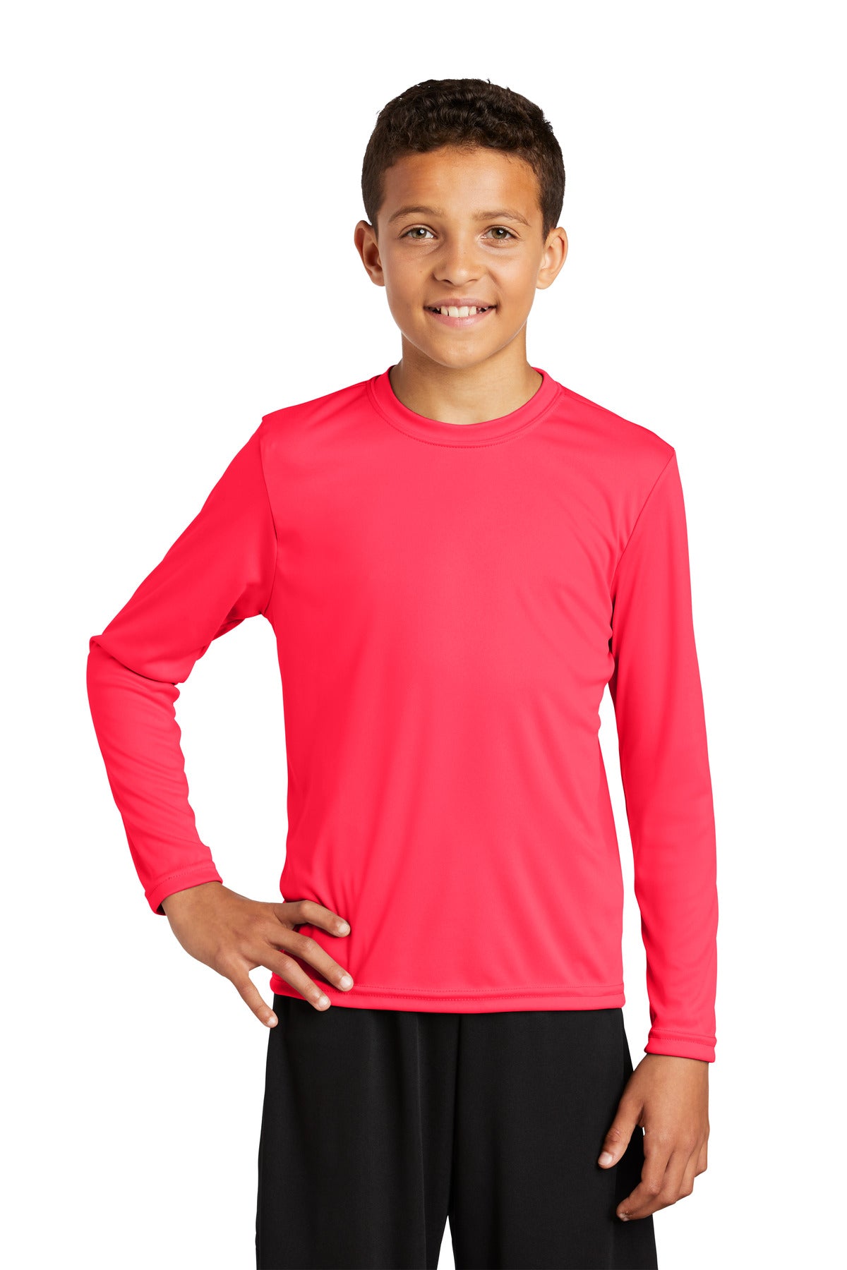 Sport-Tek- Sport-Tek® Youth Long Sleeve PosiCharge® Competitor™ Tee. YST350LS-Medtech- 10