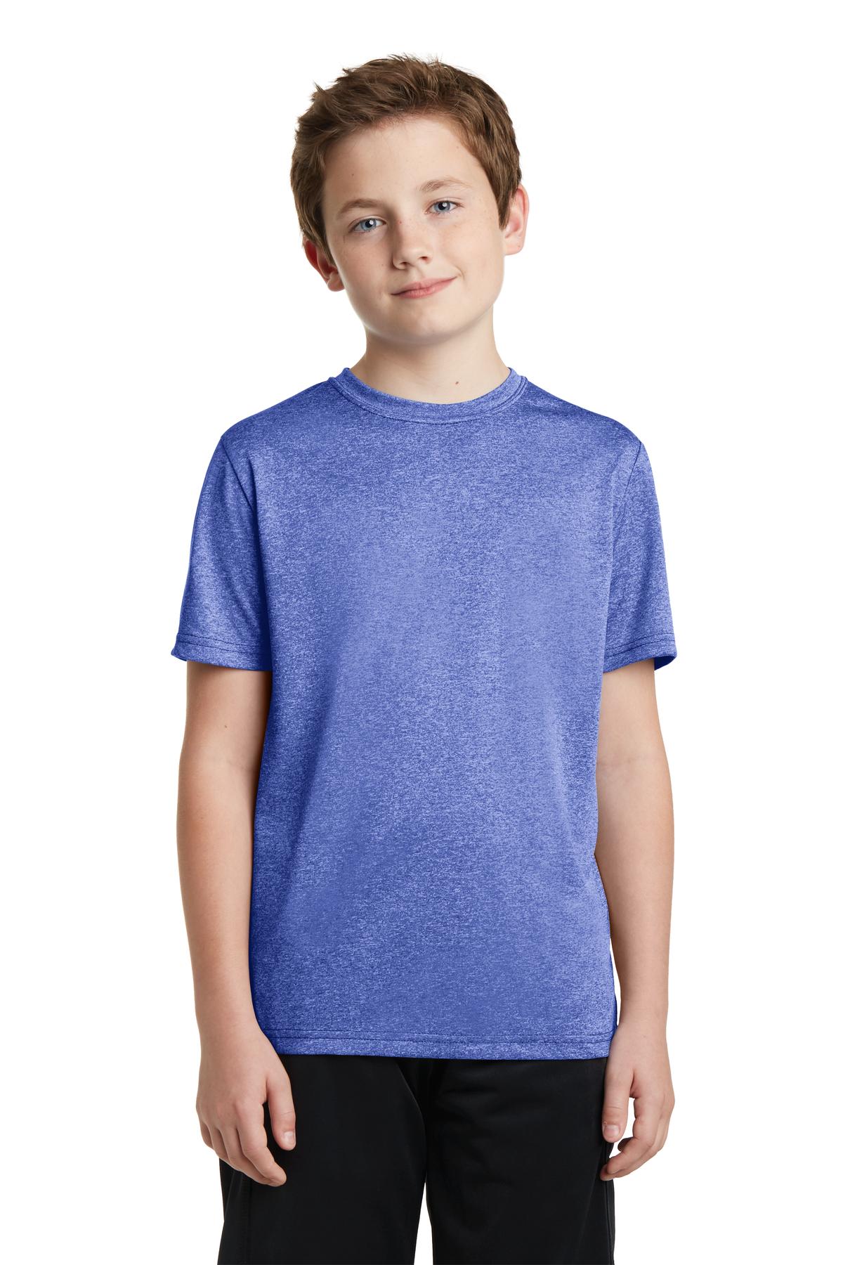 Sport-Tek- Sport-Tek® Youth Heather Contender™ Tee. YST360-Medtech- 5