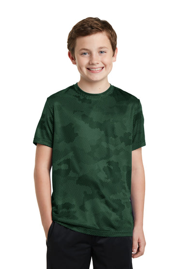 Sport-Tek- Sport-Tek® Youth CamoHex Tee. YST370-Medtech- 2