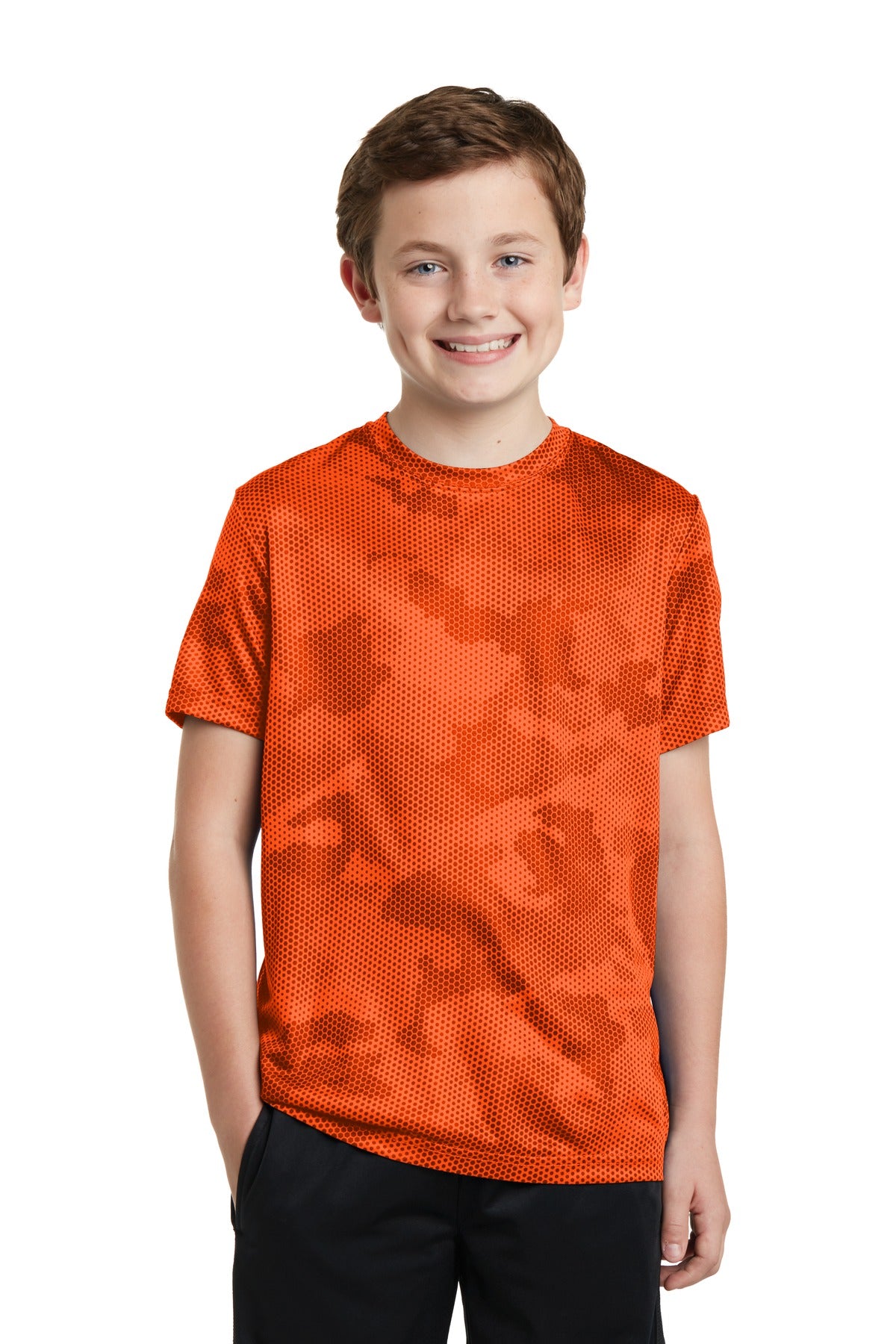 Sport-Tek- Sport-Tek® Youth CamoHex Tee. YST370-Medtech- 7