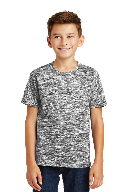 Sport-Tek- Sport-Tek® Youth PosiCharge® Electric Heather Tee. YST390-Medtech- 1