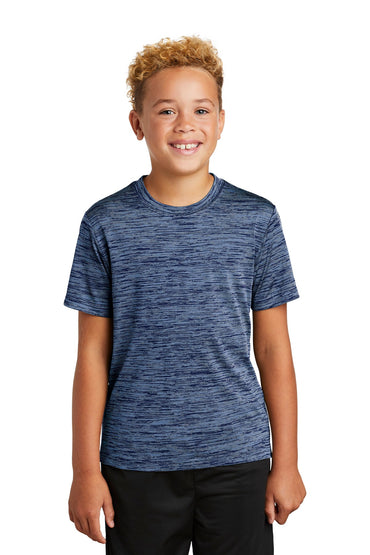 Sport-Tek- Sport-Tek® Youth PosiCharge® Electric Heather Tee. YST390-Medtech- 2