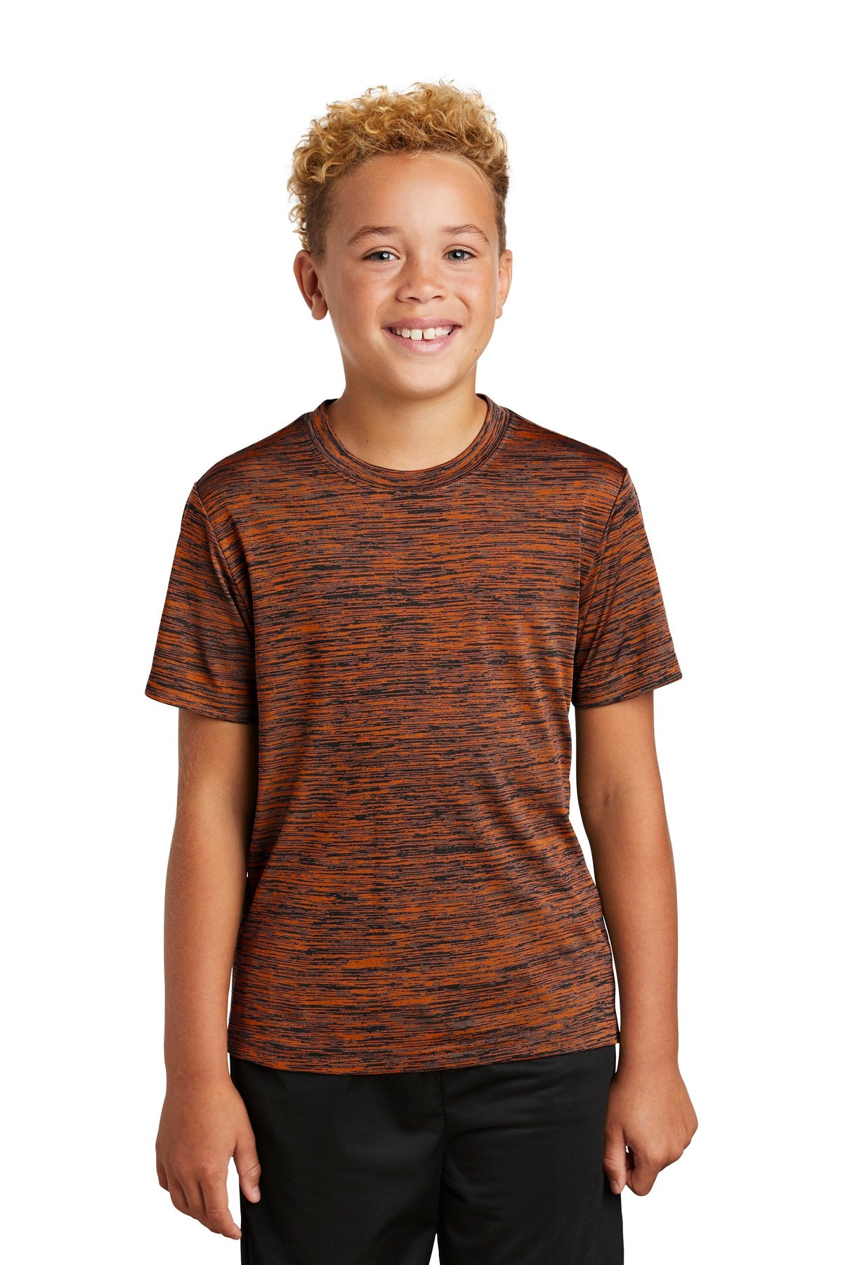 Sport-Tek- Sport-Tek® Youth PosiCharge® Electric Heather Tee. YST390-Medtech- 3