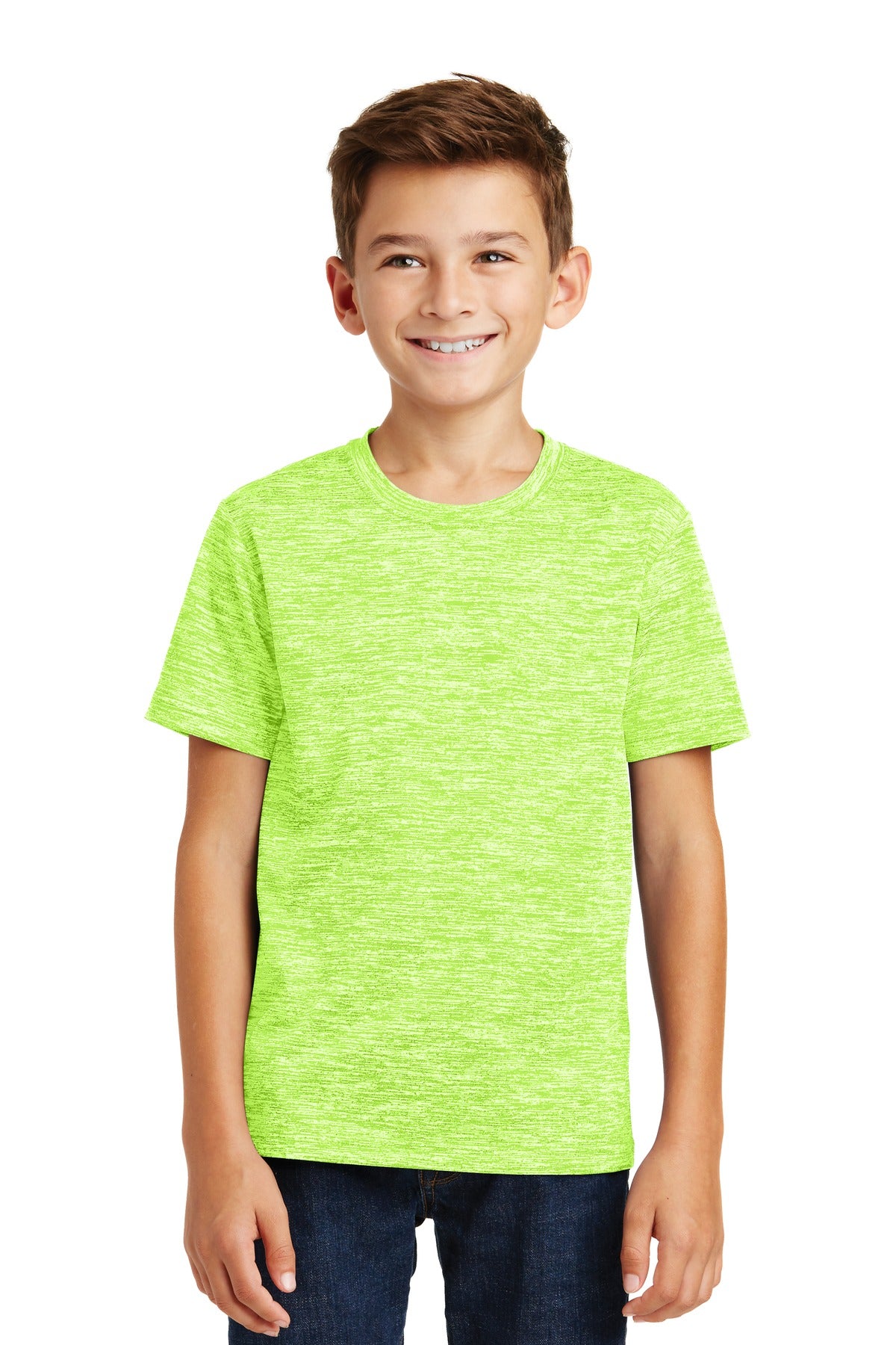 Sport-Tek- Sport-Tek® Youth PosiCharge® Electric Heather Tee. YST390-Medtech- 6