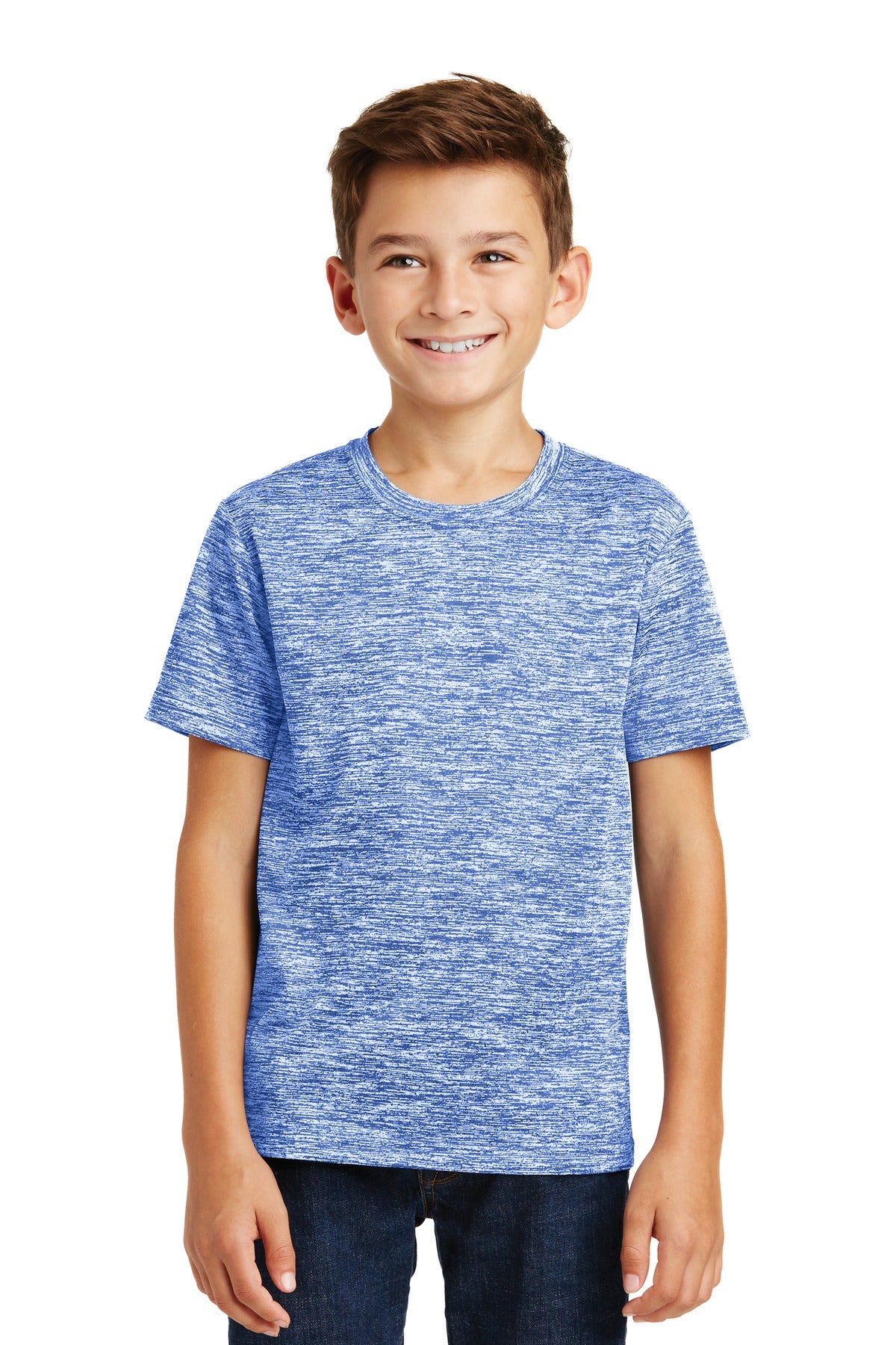 Sport-Tek- Sport-Tek® Youth PosiCharge® Electric Heather Tee. YST390-Medtech- 10