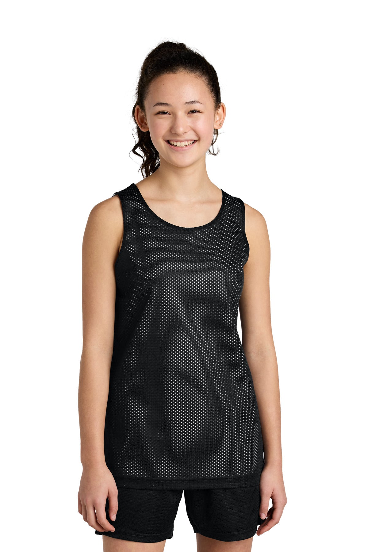 Sport-Tek- Sport-Tek® Youth PosiCharge® Reversible Mesh Tank YST5000-Medtech- 2