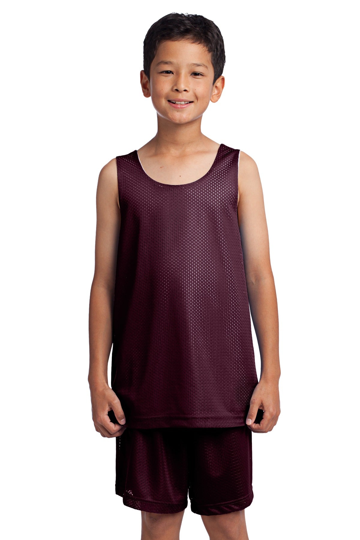 Sport-Tek- Sport-Tek® Youth PosiCharge® Classic Mesh Reversible Tank. YST500-Medtech- 7