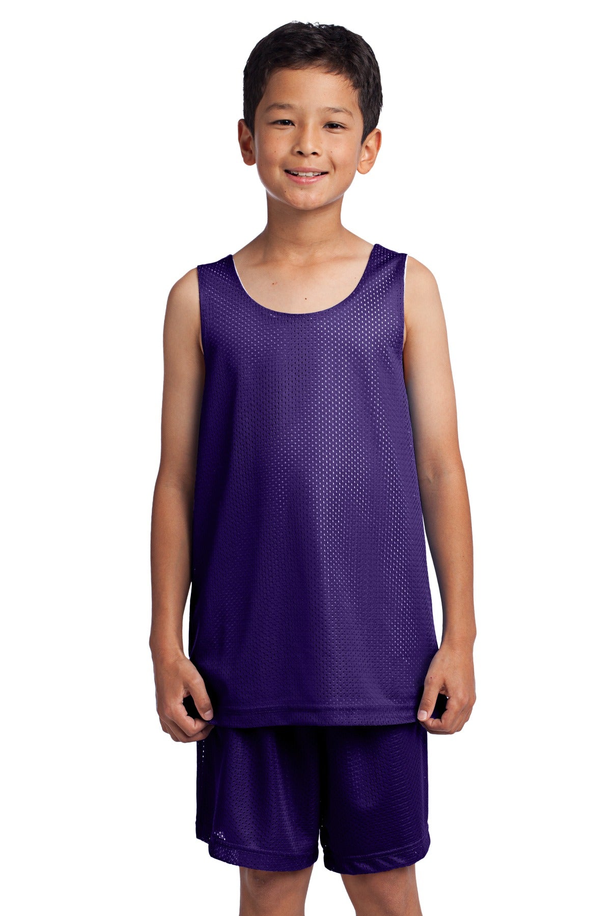 Sport-Tek- Sport-Tek® Youth PosiCharge® Classic Mesh Reversible Tank. YST500-Medtech- 8