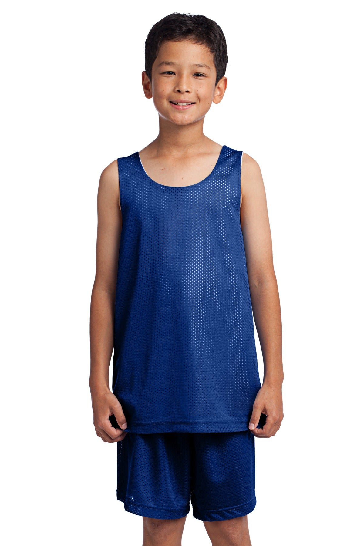 Sport-Tek- Sport-Tek® Youth PosiCharge® Classic Mesh Reversible Tank. YST500-Medtech- 11