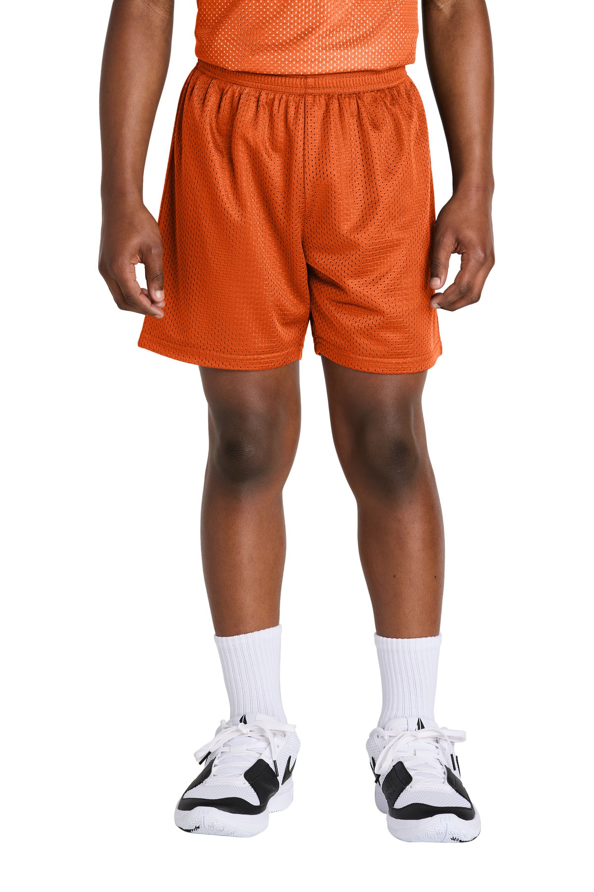 Sport-Tek- Sport-Tek® Youth PosiCharge® Mesh 5" Short YST5100-Medtech- 3