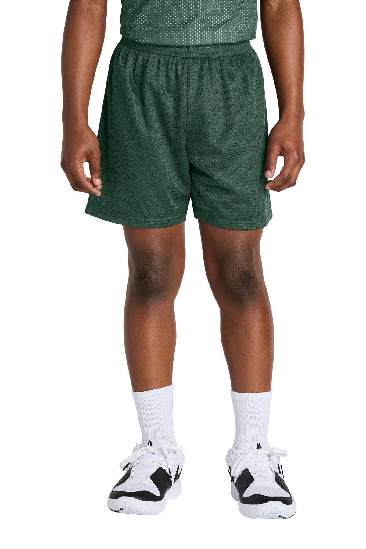 Sport-Tek- Sport-Tek® Youth PosiCharge® Mesh 5" Short YST5100-Medtech- 5