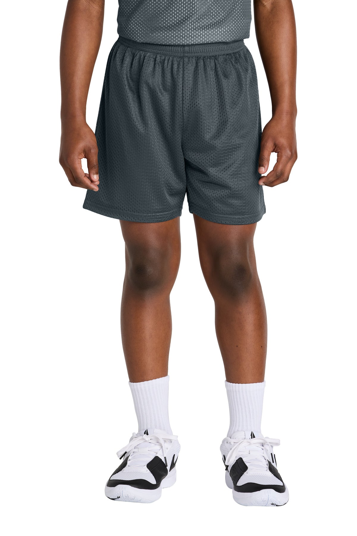 Sport-Tek- Sport-Tek® Youth PosiCharge® Mesh 5" Short YST5100-Medtech- 7