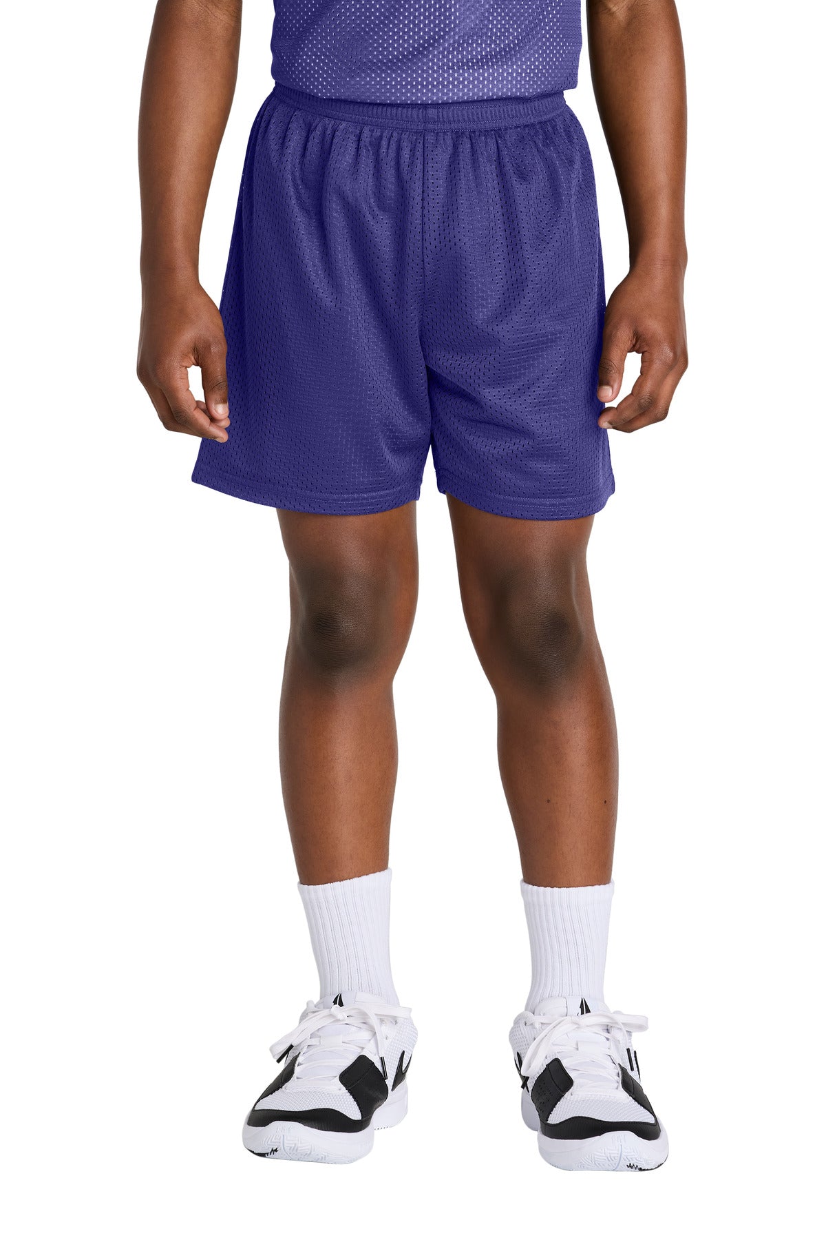 Sport-Tek- Sport-Tek® Youth PosiCharge® Mesh 5" Short YST5100-Medtech- 10