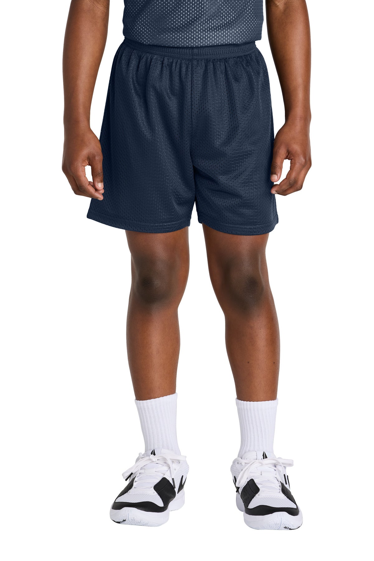 Sport-Tek- Sport-Tek® Youth PosiCharge® Mesh 5" Short YST5100-Medtech- 11