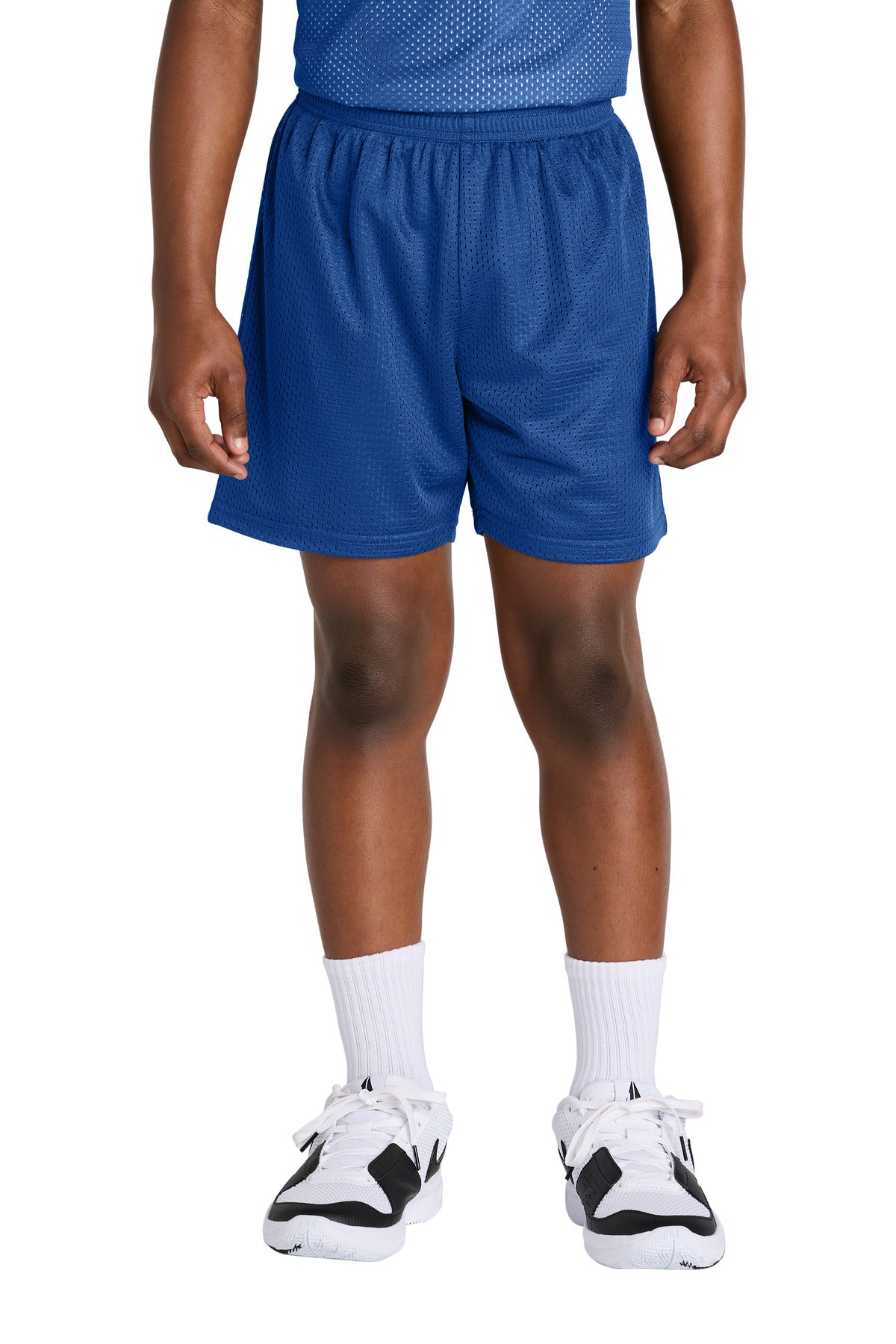 Sport-Tek- Sport-Tek® Youth PosiCharge® Mesh 5" Short YST5100-Medtech- 12