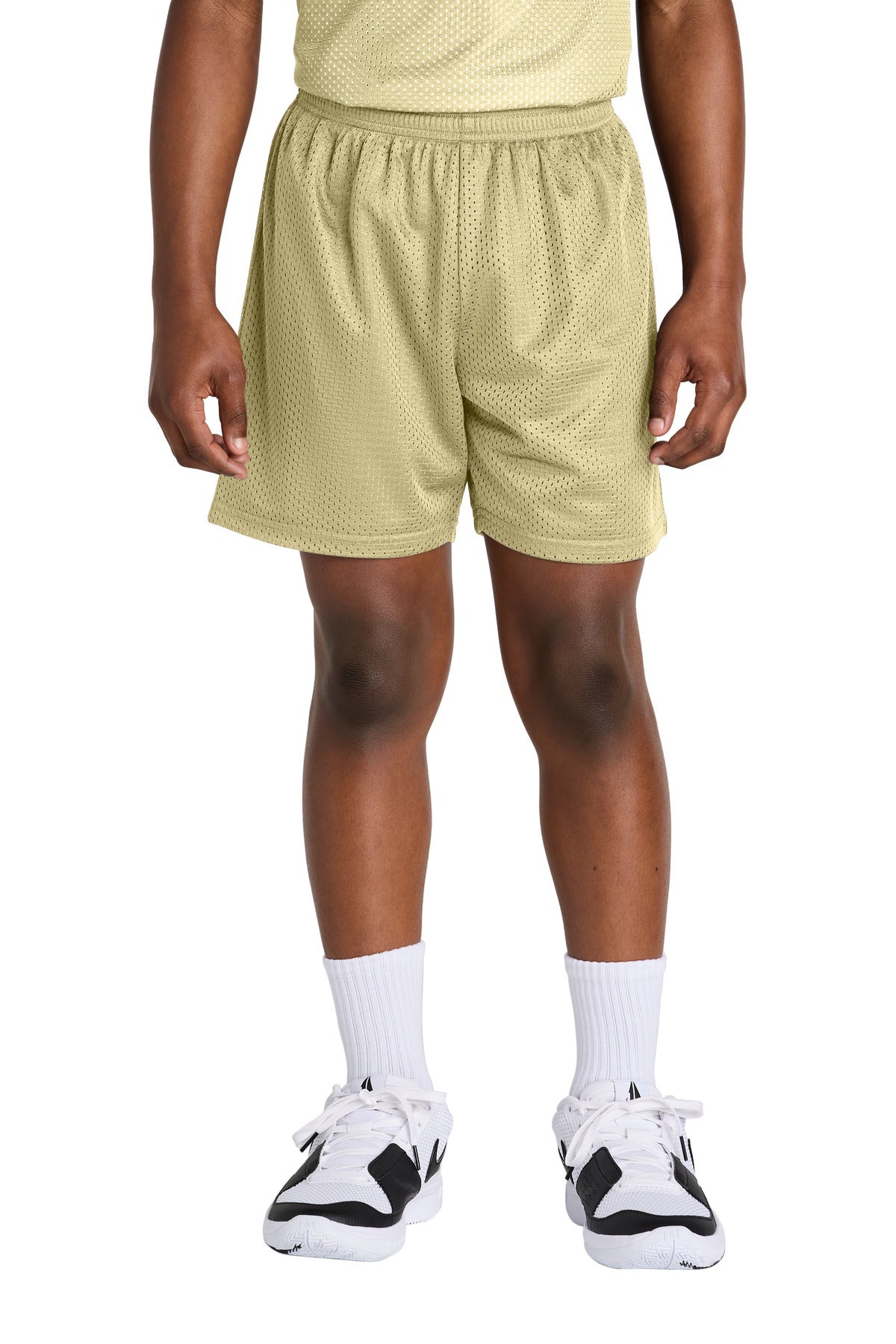 Sport-Tek- Sport-Tek® Youth PosiCharge® Mesh 5" Short YST5100-Medtech- 13