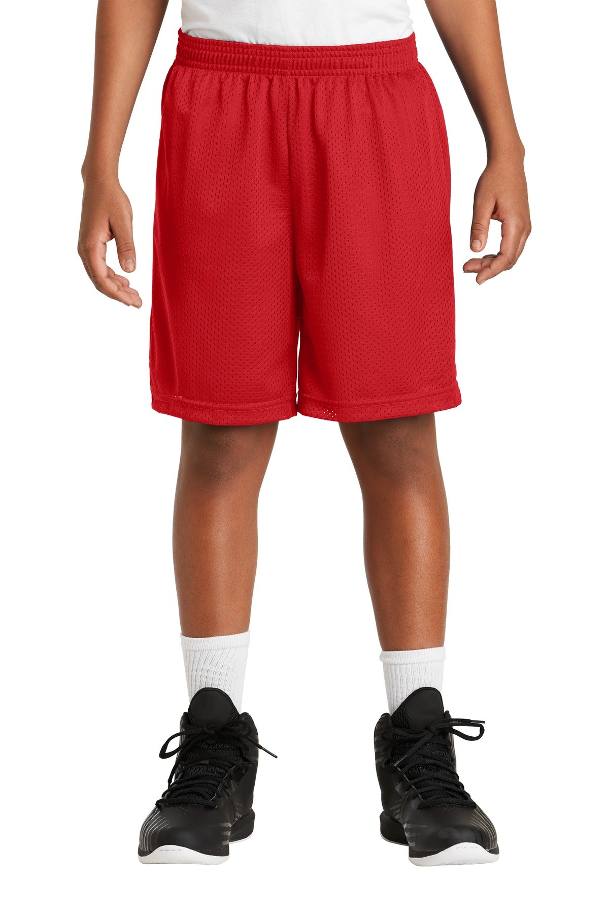 Sport-Tek- Sport-Tek® Youth PosiCharge® Classic Mesh Short. YST510-Medtech- 4